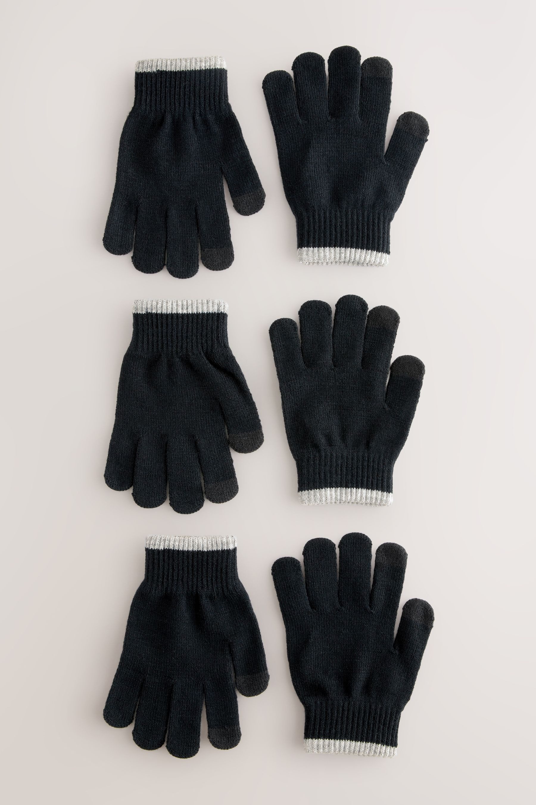 Next Strickhandschuhe Magische Handschuhe 3er-Pack (3-St)