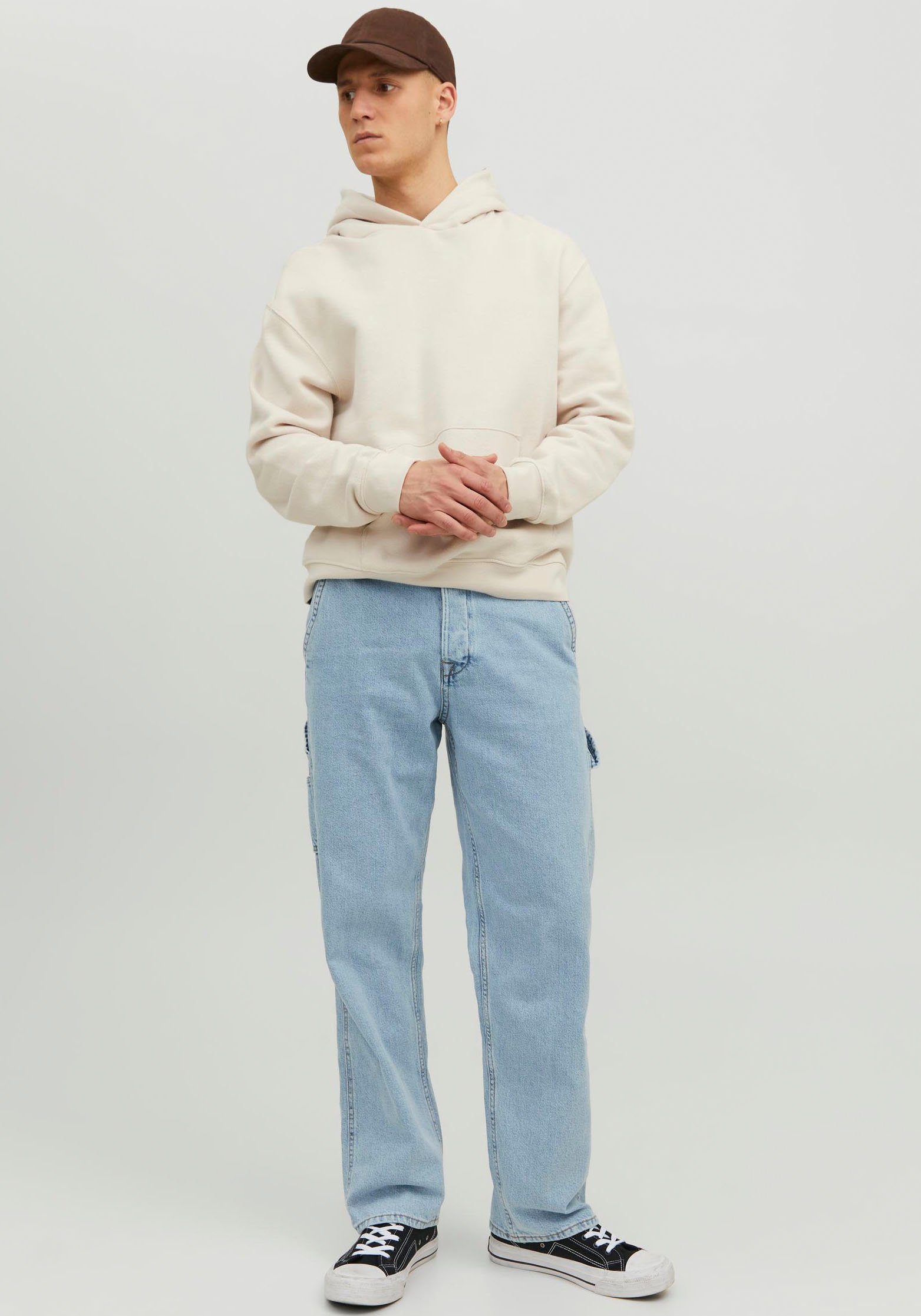 Loose-fit-Jeans JJIEDDIE JJUTILITY SBD 491