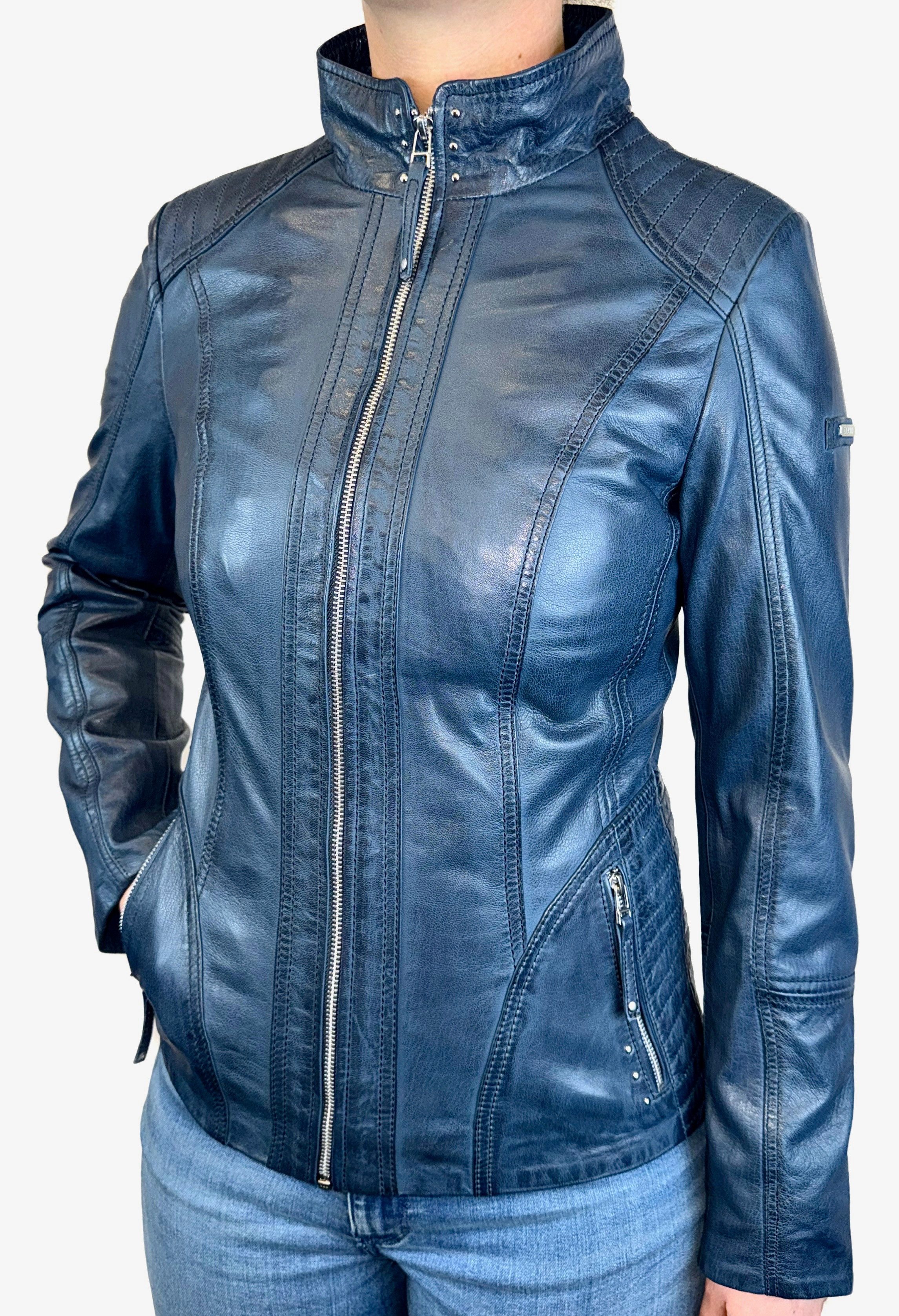 Cabrini Lederjacke aus feinstem Lammnappa günstig online kaufen