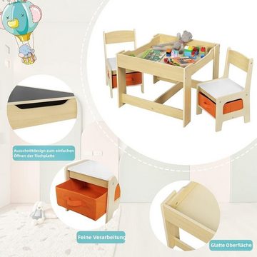Woltu Kindersitzgruppe, (1-tlg), Maltisch Kindermöbel, Tischplatte abnehmbar
