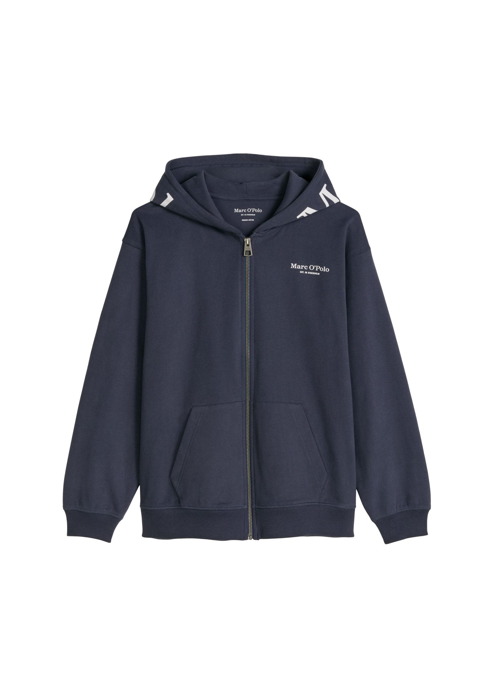 Marc O'Polo Outdoorjacke aus softem Bio-Baumwoll-Sweat