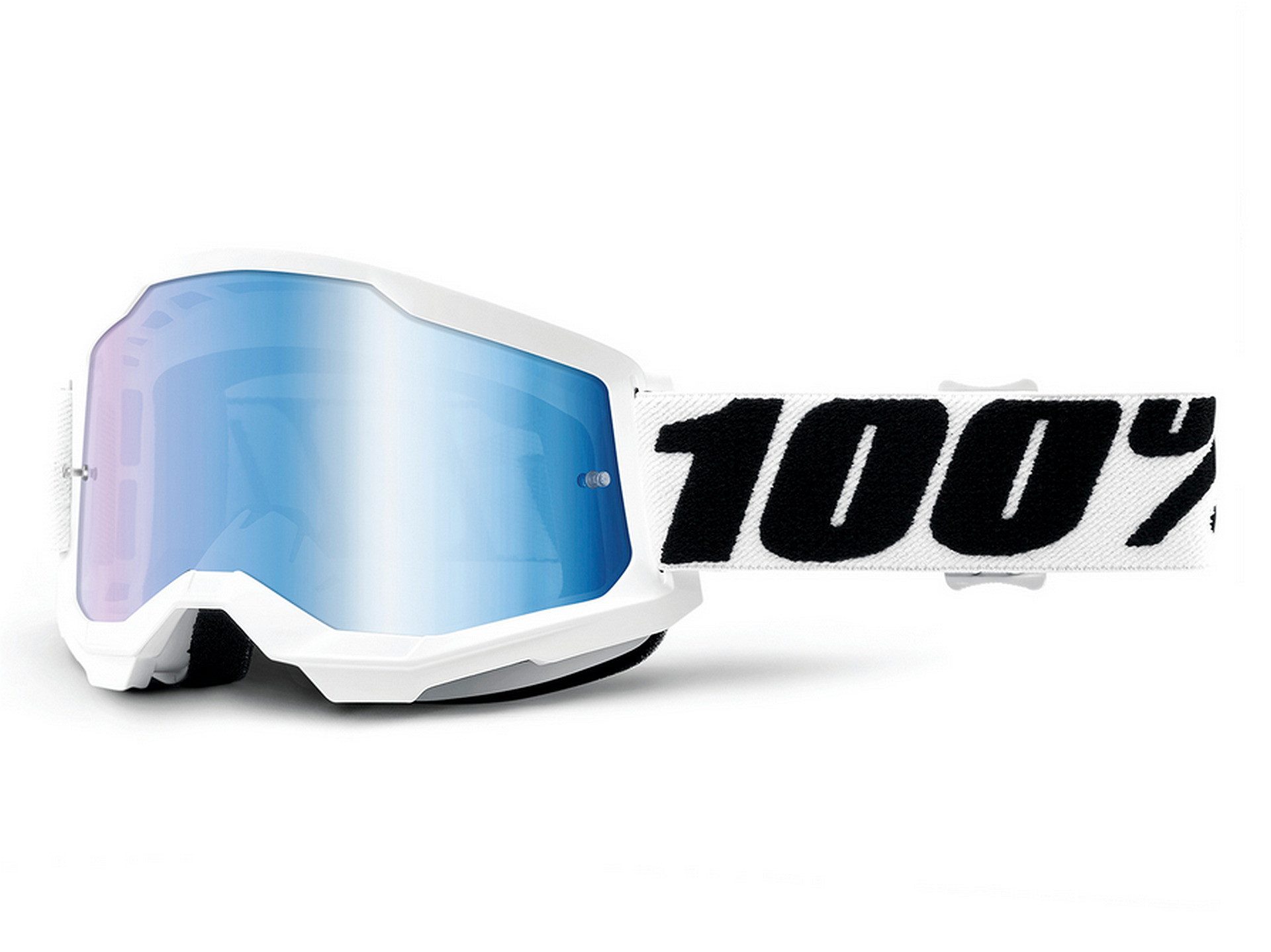 100% Fahrradbrille, MTB-Brille Goggle Strata 2 - Mirror Lens