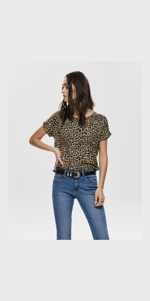 ONLY Kurzarmshirt ONLMOSTER AOP S/S TOP günstig online kaufen