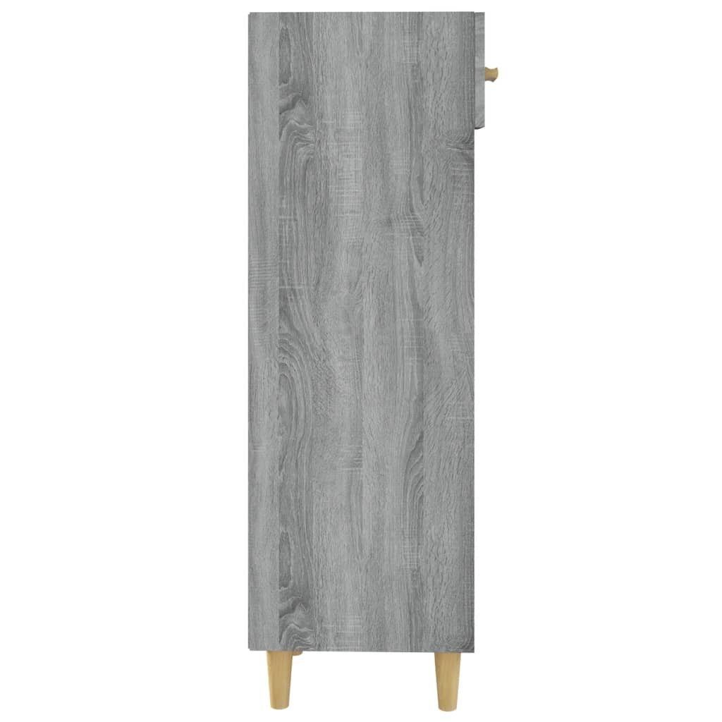 furnicato Schuhschrank Grau Sonoma 30x35x105 cm Holzwerkstoff