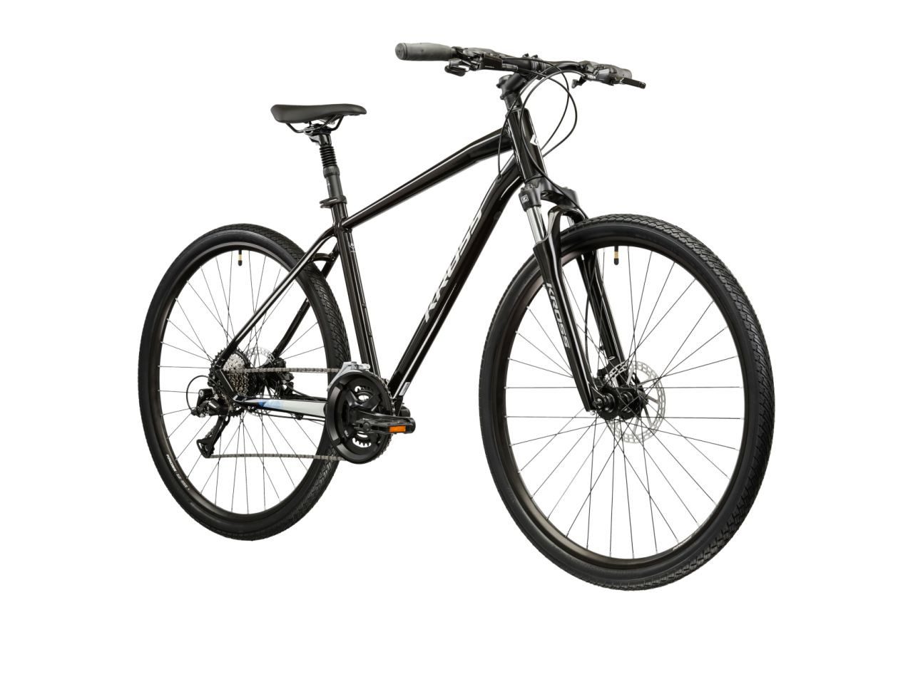 Kross Crossrad KROSS Crossrad Herren 28" Evado 4.0 schwarz 16 Gänge, 16 Gang Shimano ACERA M3020 Schaltwerk, Kettenschaltung