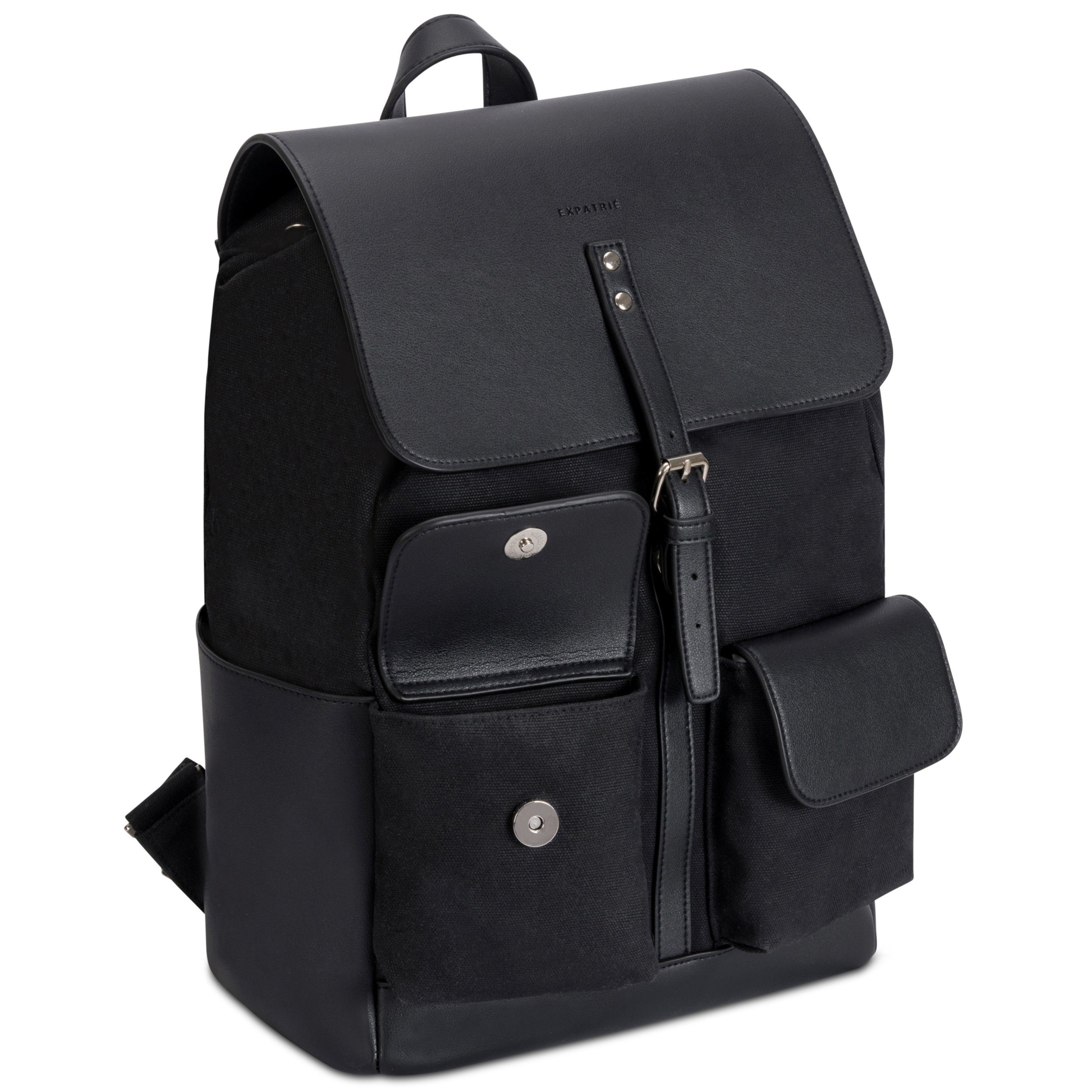 Expatrié Cityrucksack Lauren Tagesrucksack Damen mit Laptop Fach, Magnetverschluss, Laptopfach, Wasserabweisend