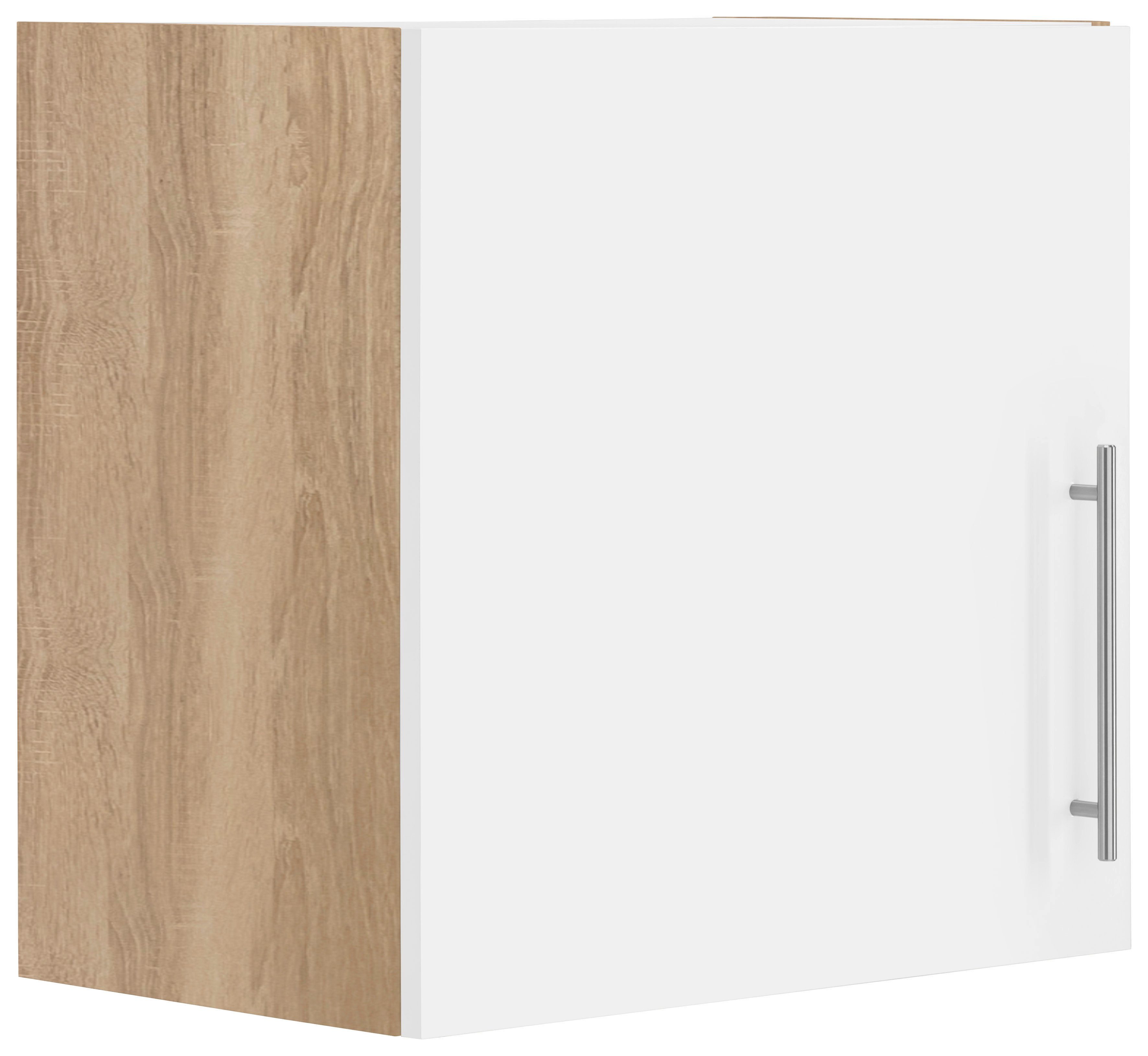 wiho Küchen Hängeschrank Cali 60 cm breit Front: Weiß matt, Korpus: Sonoma eichefarben | Eichefarben | Hängeschränke