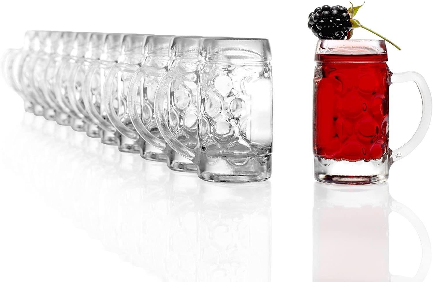 Stölzle-Oberglas Schnapsglas Stölzle Bierkrug ISAR Stamper 12er set, Glas