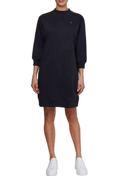 Tommy Hilfiger Shirtkleid »REG FLEECE MCK-NK SHORT DRESS« in Basicform