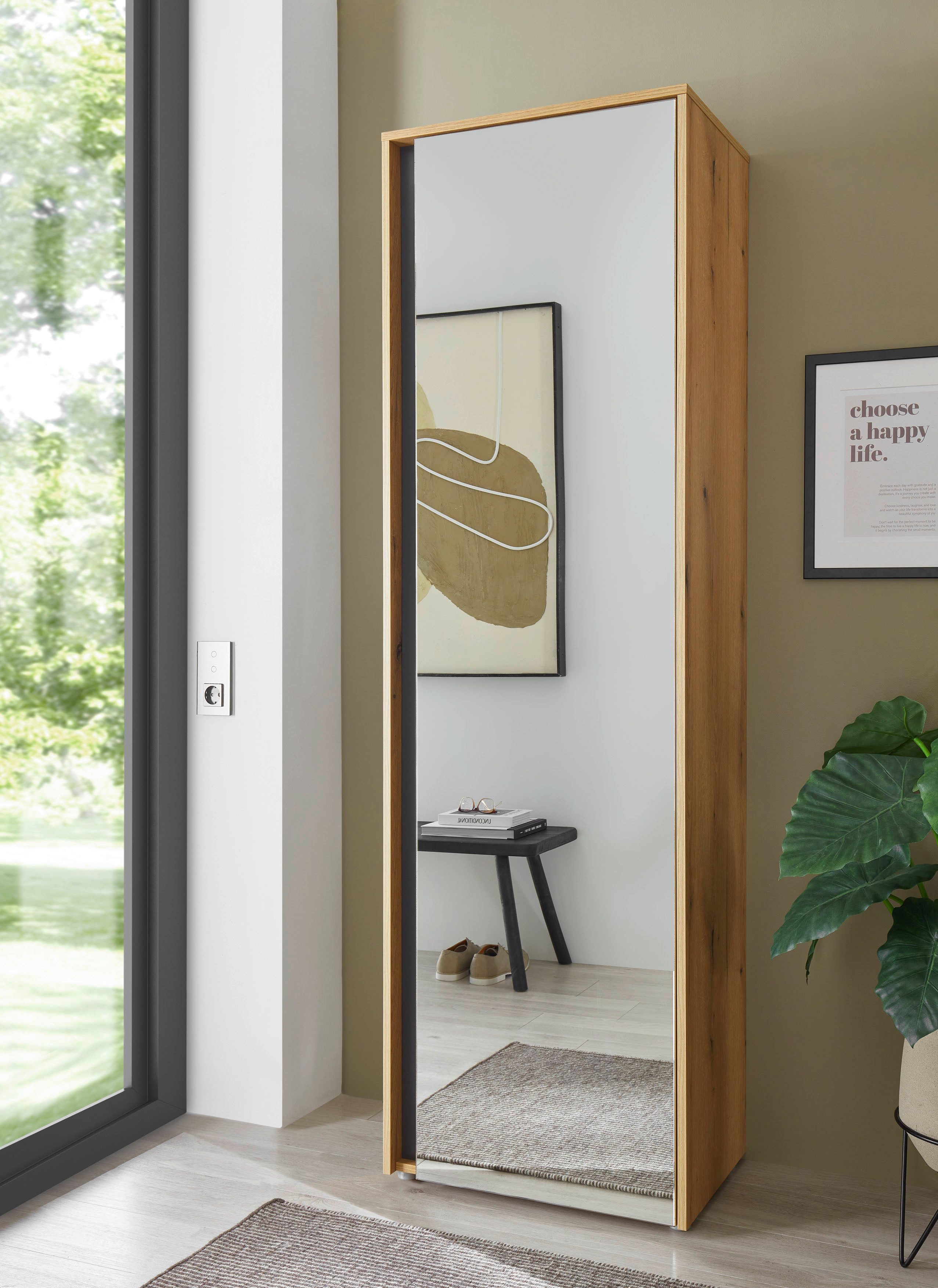 Home affaire Garderobenschrank GiRON/CiTY, moderner Garderobenschrank, Klei günstig online kaufen