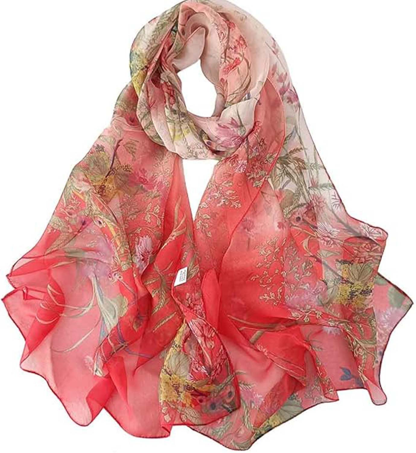 Modeschal Georgette Chiffon Schal Damen Lange Schals