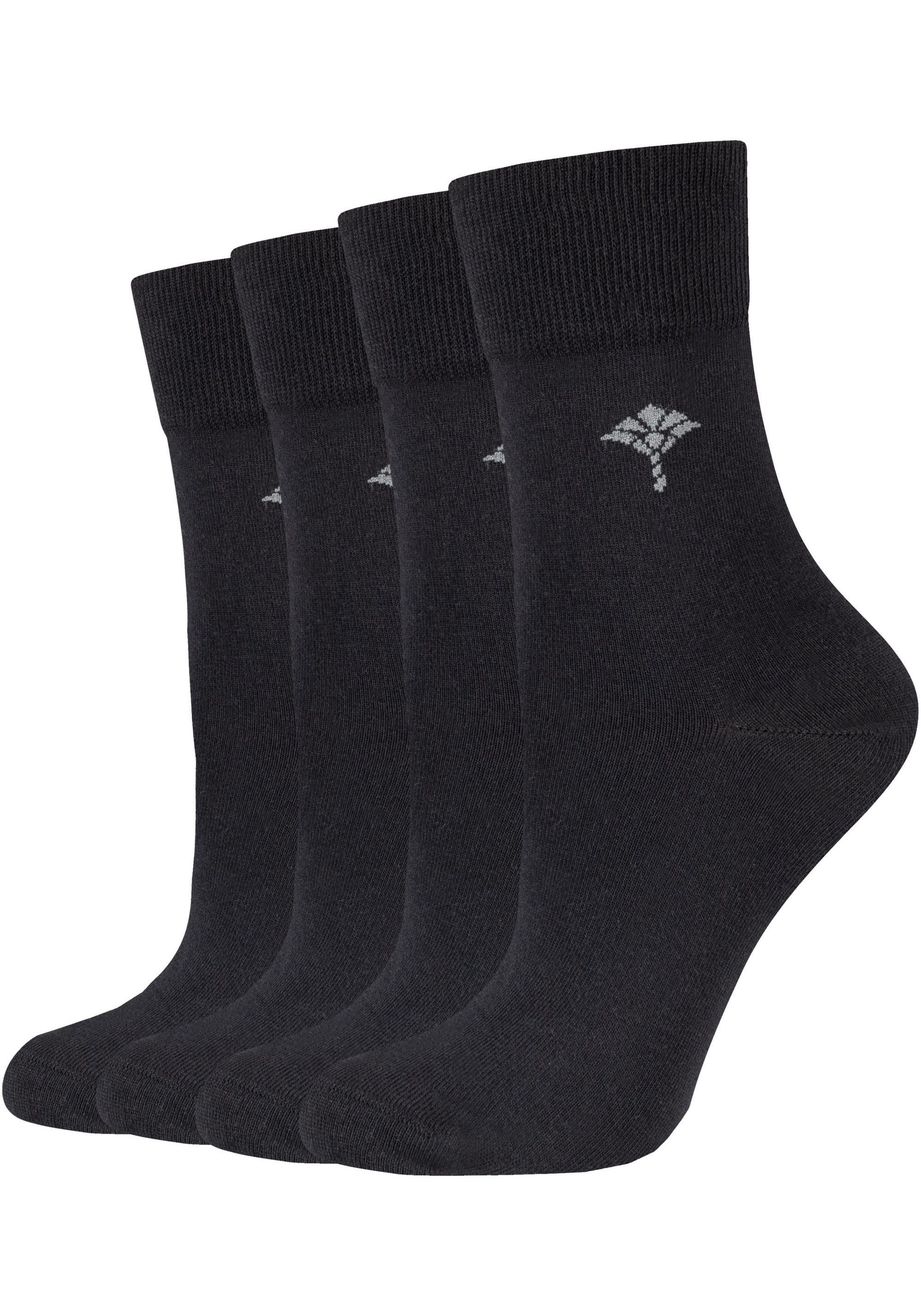 JOOP! Socken For your daily (4 Paar) mit Cornflower-Logo, Rippenbündchen – Bild 2 von 5