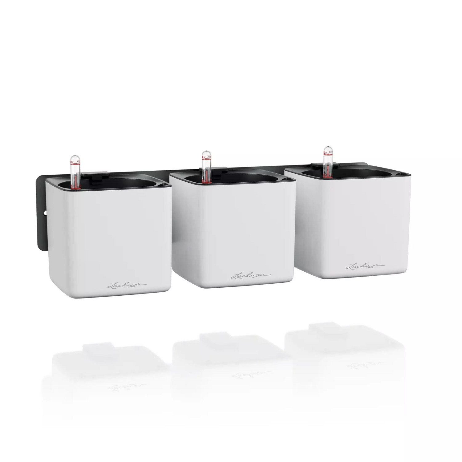 Lechuza® Kräutertopf Green Wall Home Kit, 3x Cube Premium 14, Kompletts