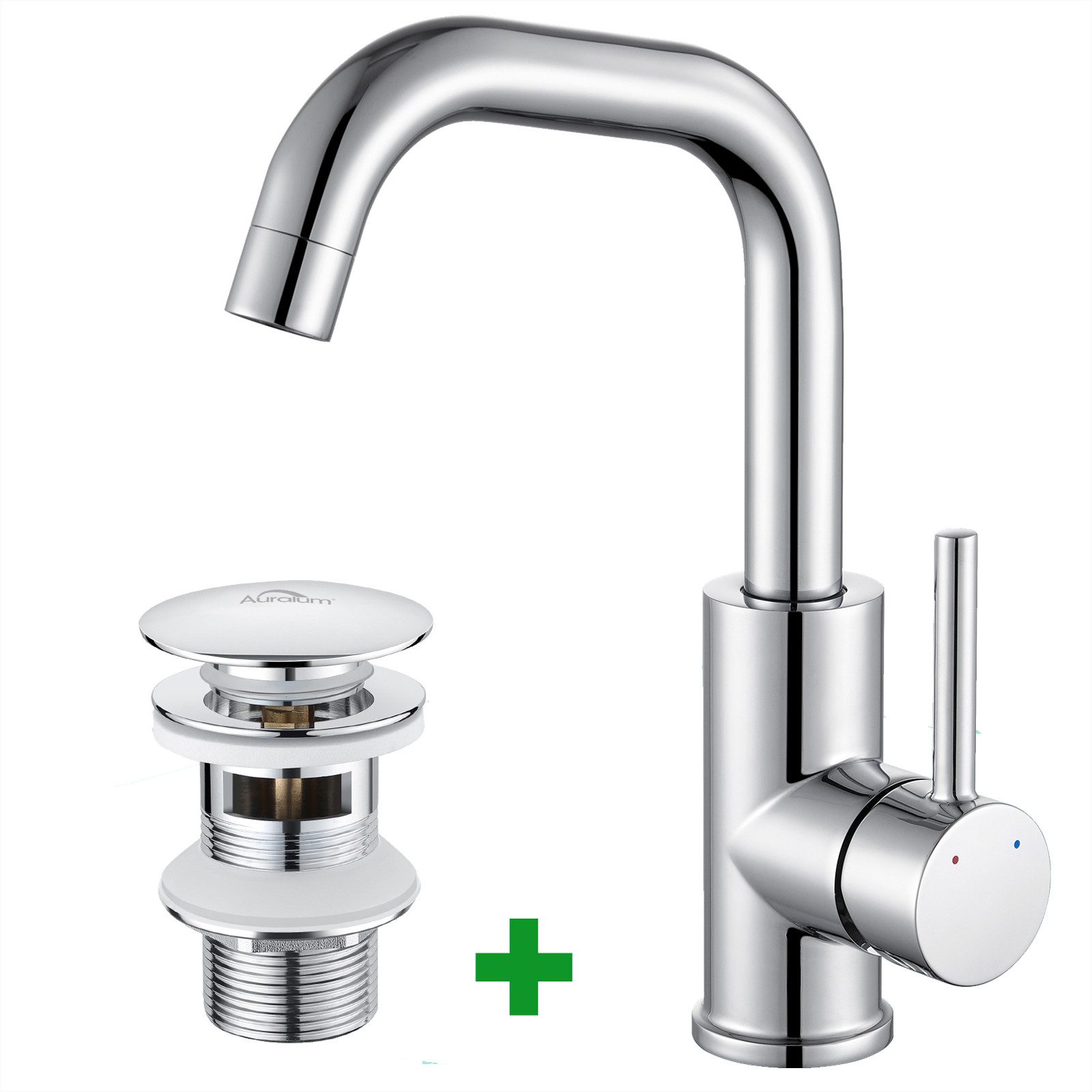 Auralum Max Waschtischarmatur 360° Drehbar Badarmatur günstig online kaufen