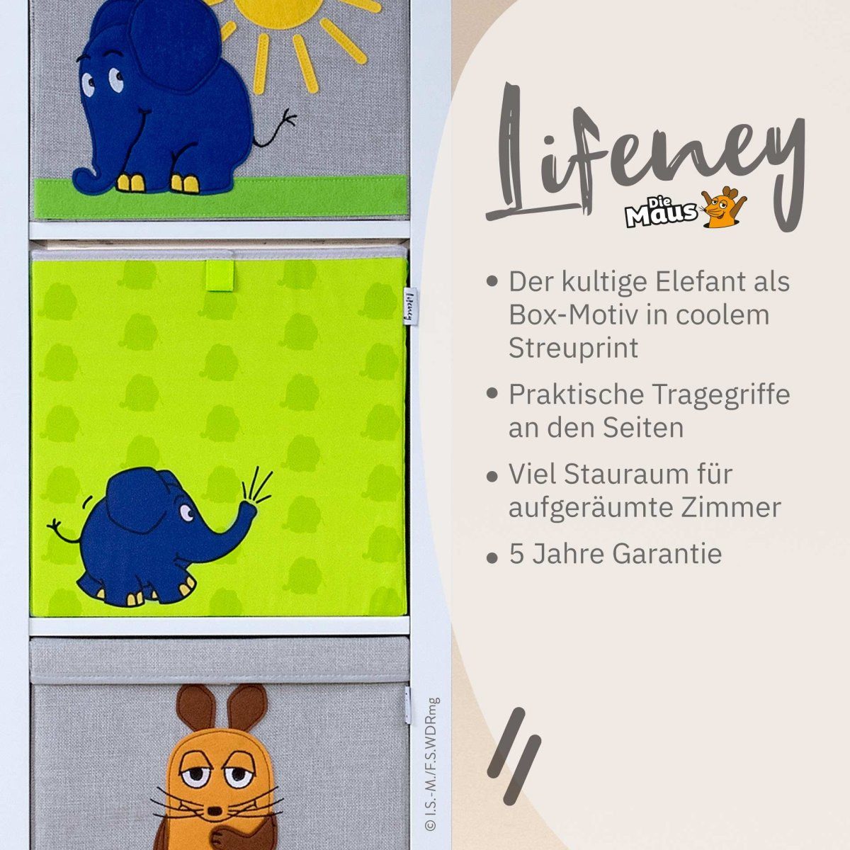 Lifeney Faltbox Aufbewahrungsbox, Spielzeugkiste, Kinderzimmer Organizer