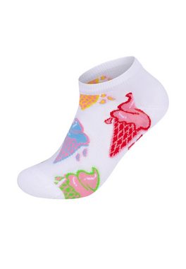 Happy Socks Basicsocken 3-Pack Low Dancing Flower-Ice Cream-Stripe Socks Aus weicher Baumwolle