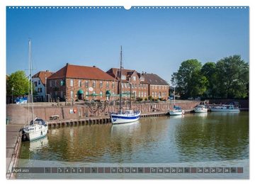 CALVENDO Wandkalender Hooksiel im Friesland (Premium, hochwertiger DIN A2 Wandkalender 2023, Kunstdruck in Hochglanz)