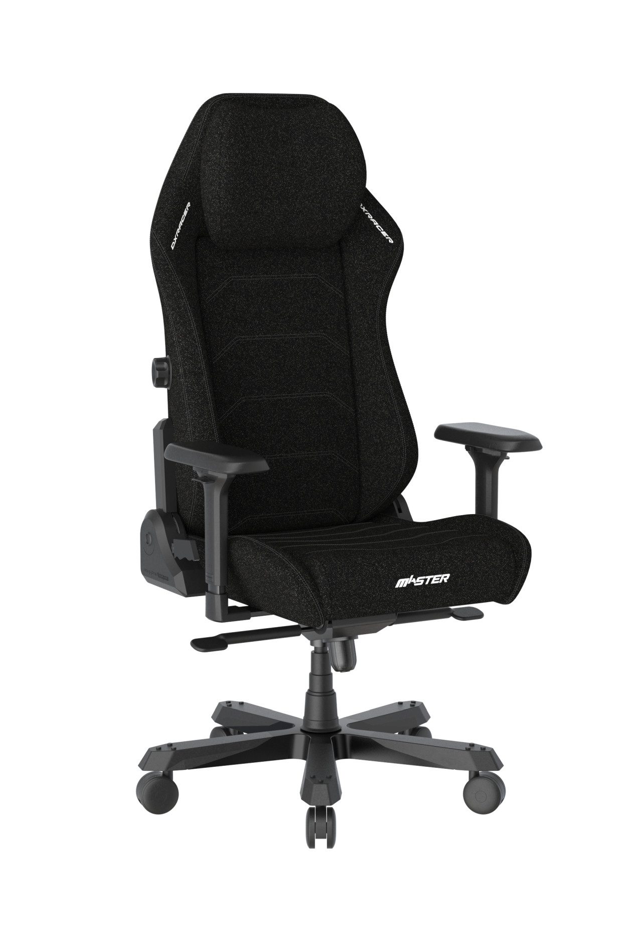 MCA furniture Gaming-Stuhl in schwarz, Webstoff schwarz - 70x70cm (BxT)