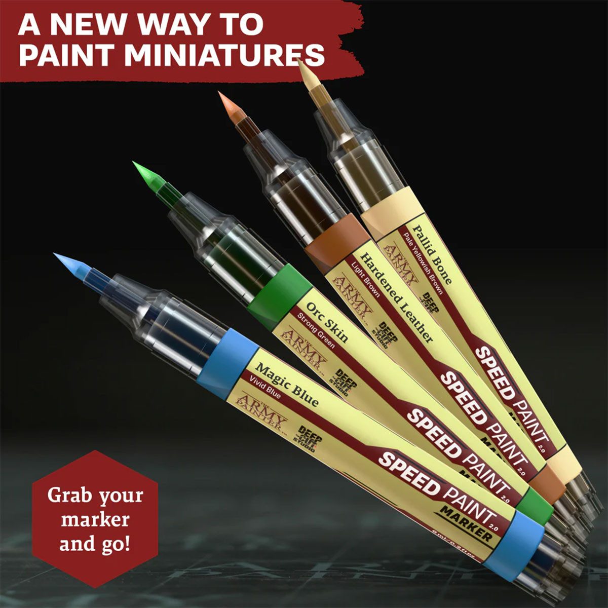Army Painter Acrylfarbe Speedpaint Marker - Starter Set