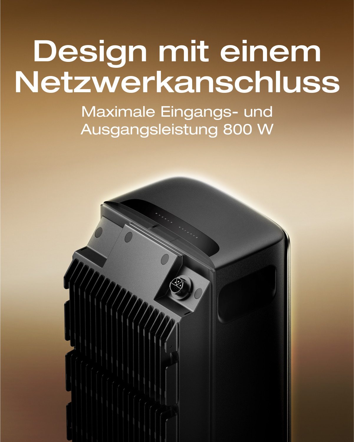 Ecoflow Balkonkraftwerk ECOFLOW STREAM AC 0% VAT, Balkonkraftwerk mit Speicher, 1,92kWh