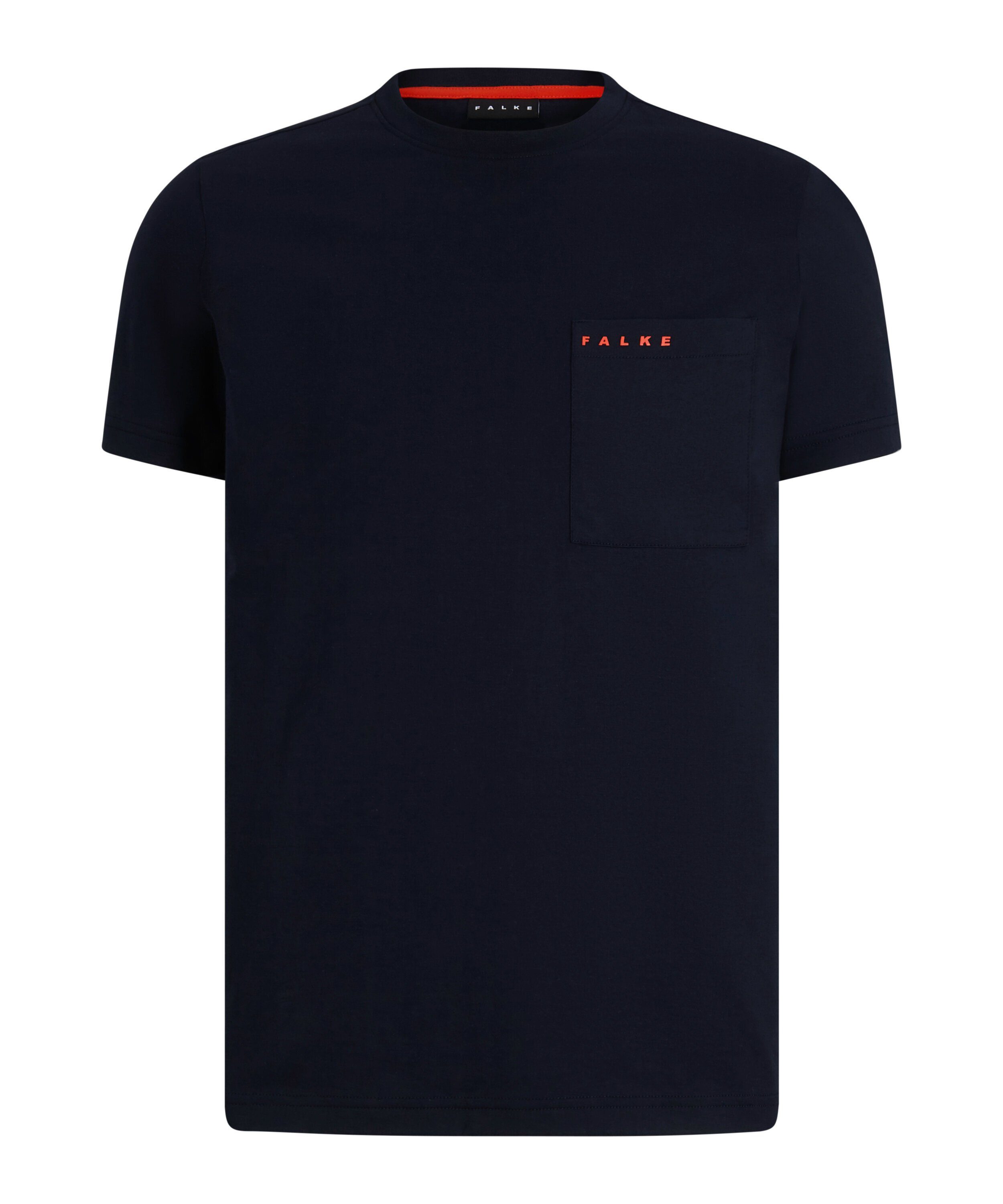 hochwertiger T-Shirt blue (6116) Pima-Baumwolle aus FALKE space (1-tlg)