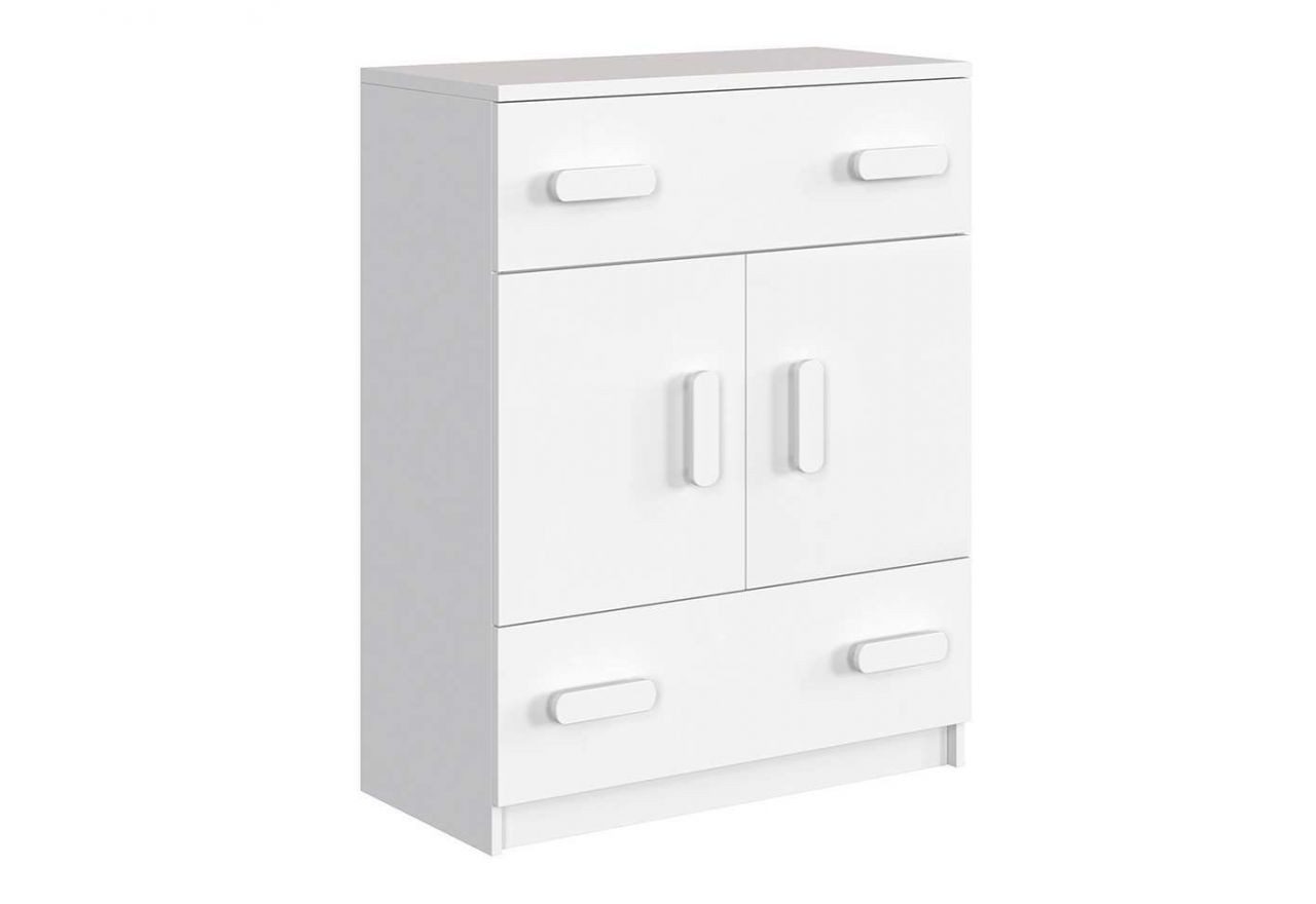 MOEBLO Kommode Alice III - 2D2S (Sideboard Wohnzimmer Kommode Schlafzimmer Komodenschrank Highboard), 80x104x40