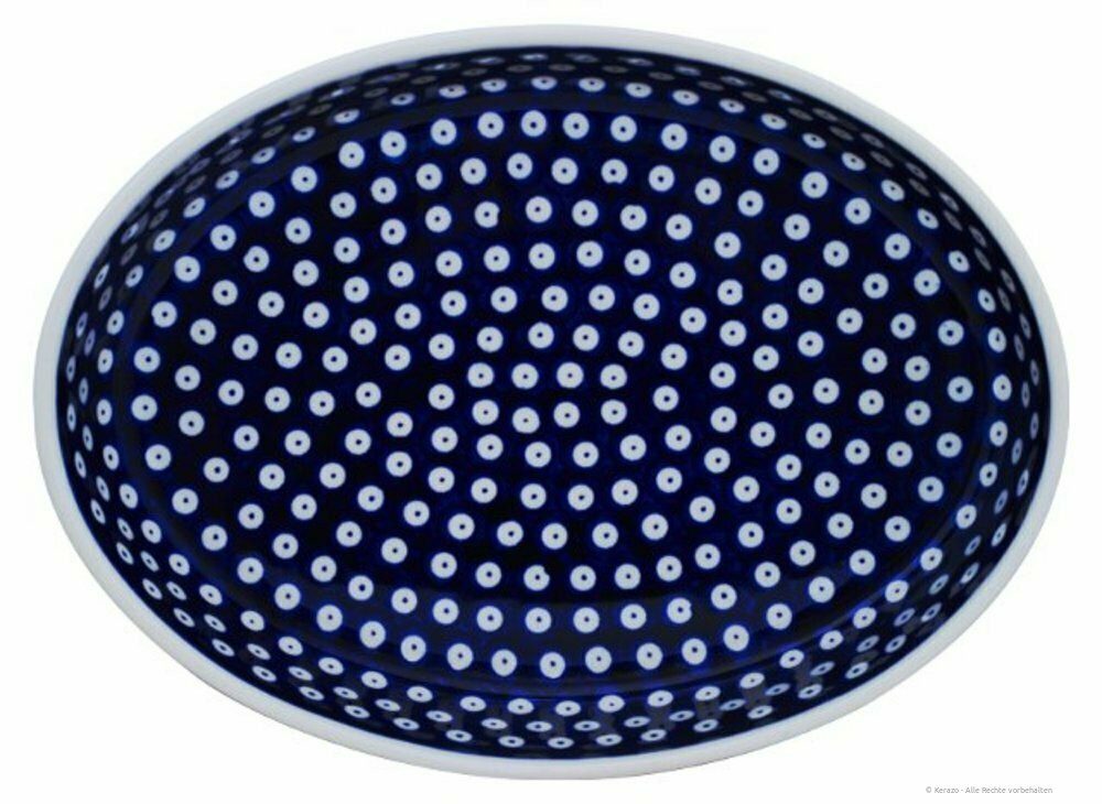 Bunzlauer Keramik Auflaufform Original Bunzlauer Keramik Auflaufform oval 31x22x5,5cm Dekor 42, Keramik