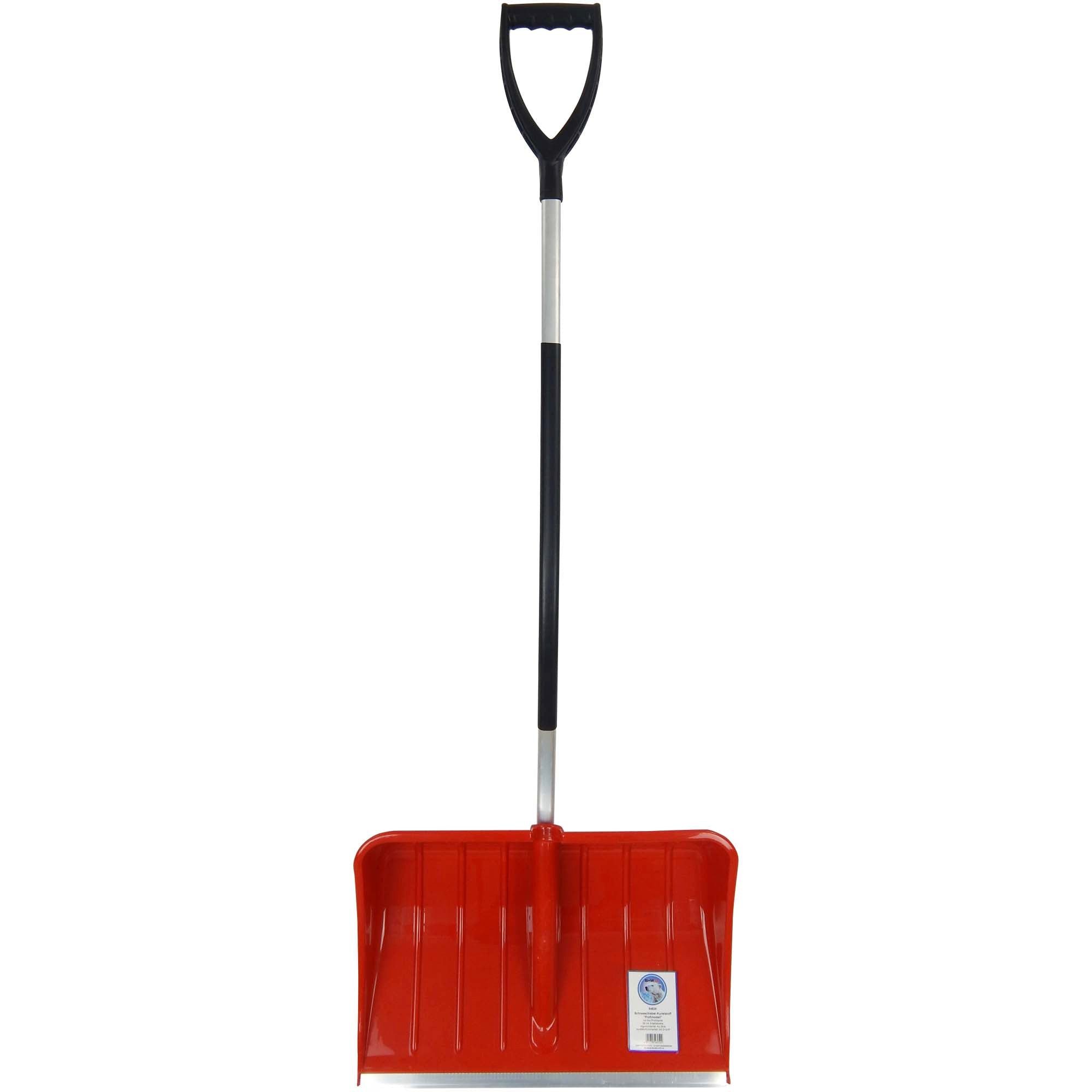 SHW Schneeschieber SHW Schneeschieber-Kunststoff 55 cm mit ergonomischem Stiel
