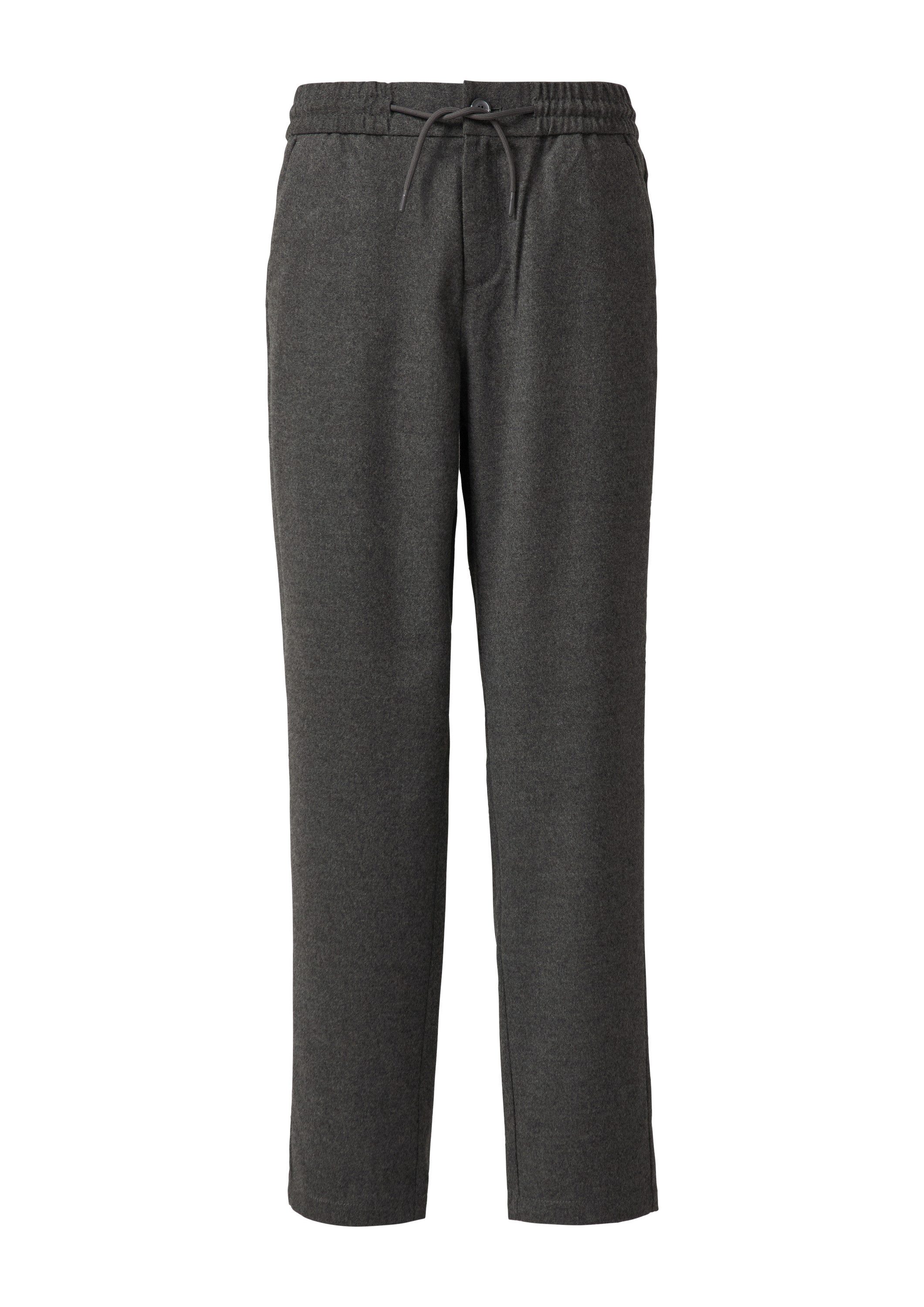 s.Oliver Chinos Hose 7/8-Flanell-Hose mit Elastikbund günstig online kaufen