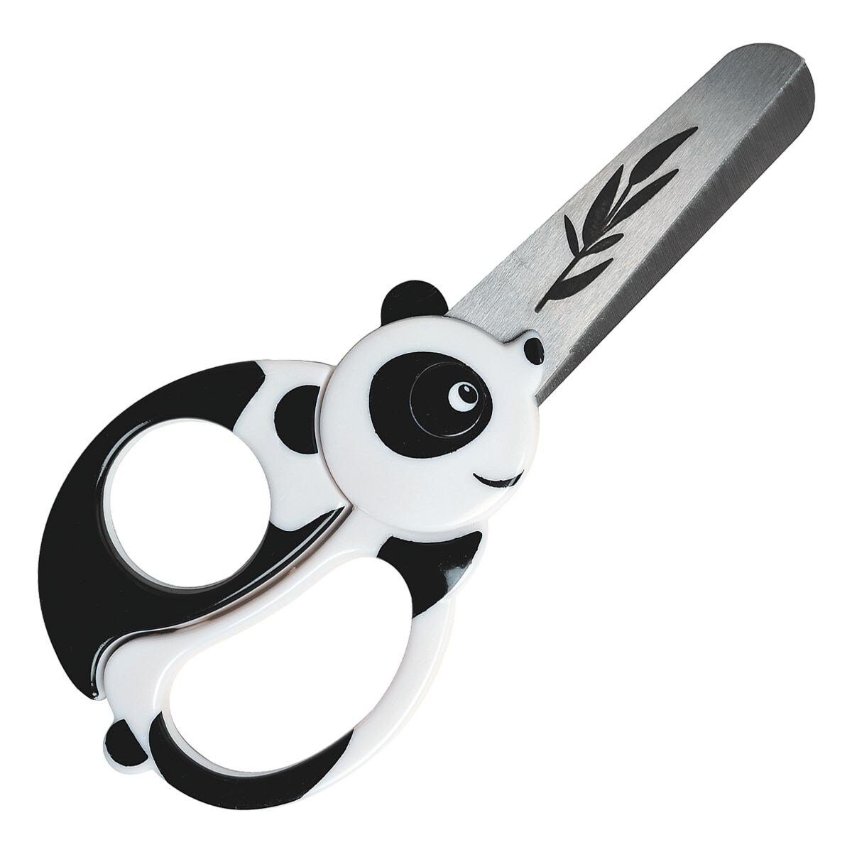 Fiskars Papierscheren Panda, Kinderschere 13 cm, für Rechts- und Linkshänder geeignet