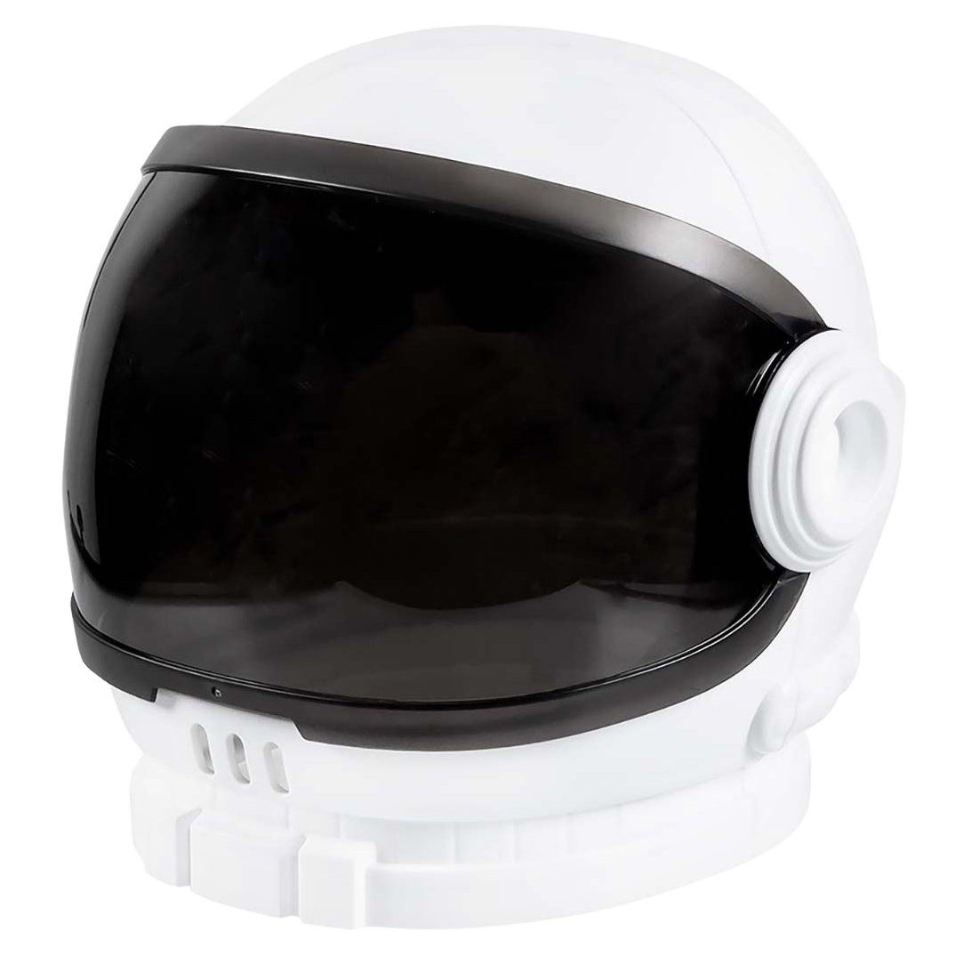 Boland Kostüm Spaceman Astronautenhelm, Kugelrunder Raumfahrerhelm mit schwarzem Visier