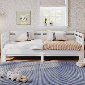 HAUSS SPLOE Daybett Tagesbett Holzbett Einzelbett Bettgestell Kinderbett Jugendbett, 90x190cm/180x190cm, Ohne Matratze