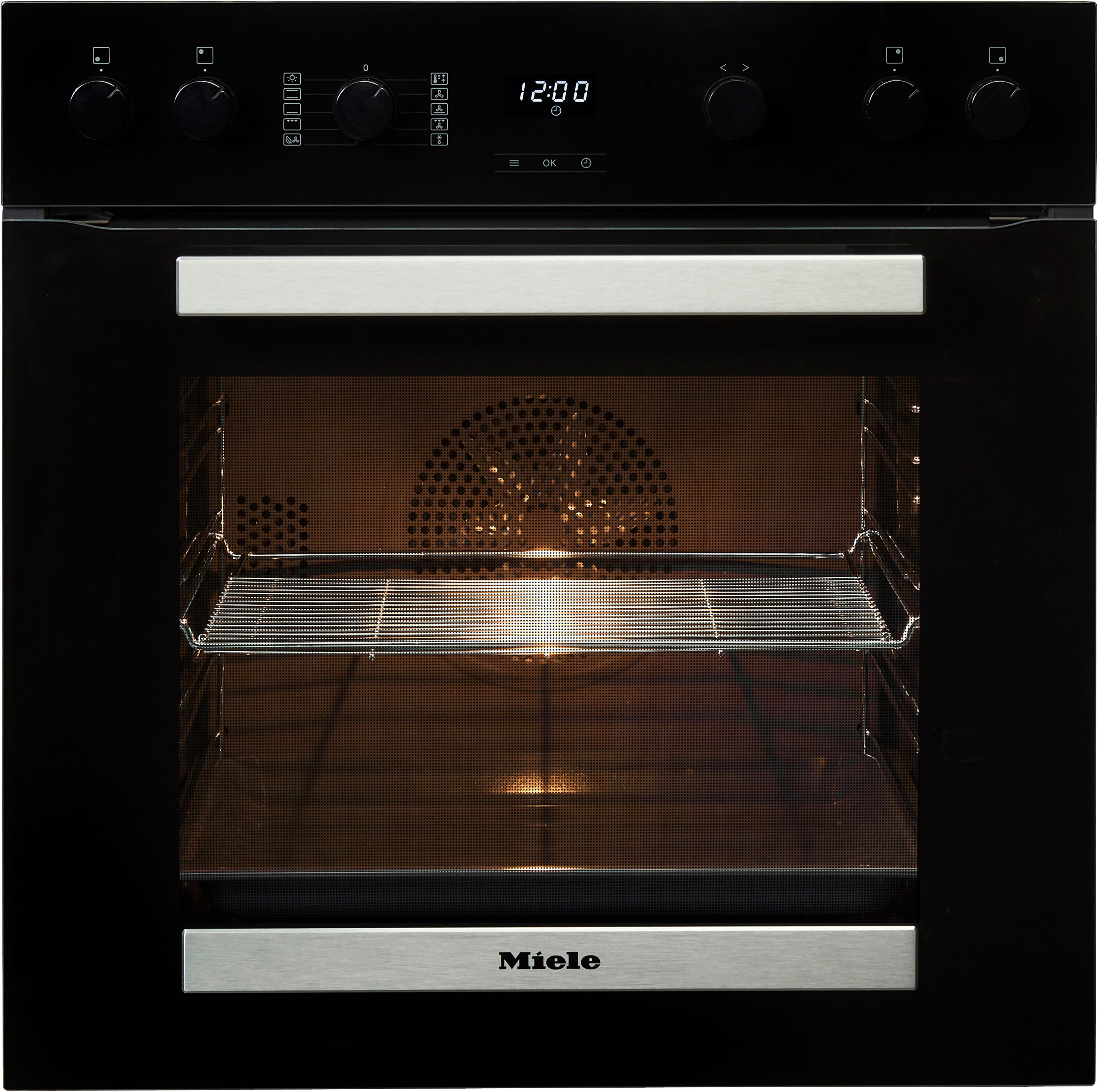 Miele Elektro-Herd-Set H 2455 E D OBSW/EDST mit KM 6003 LPT, Herd-Set - Kombination aus Herd und flexibel nutzbarem Kochfeld