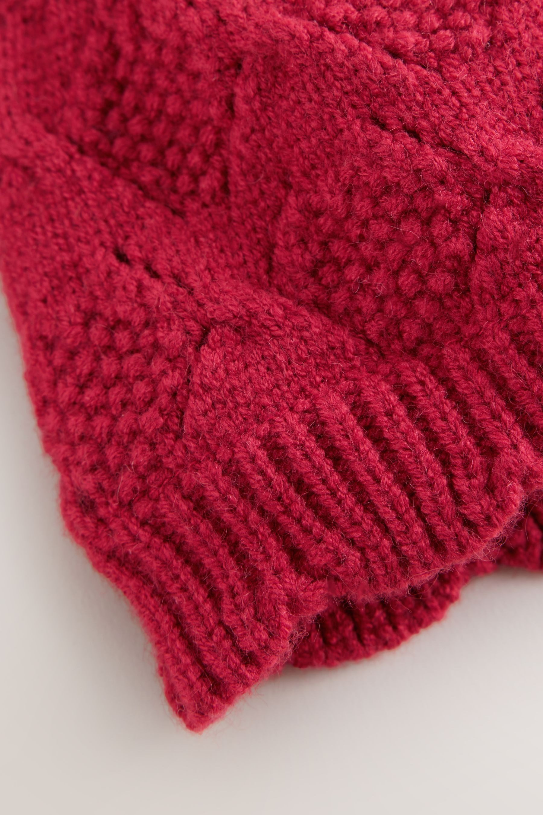 Next Strickmütze Strickmütze für Babys mit Schleife (1-St)