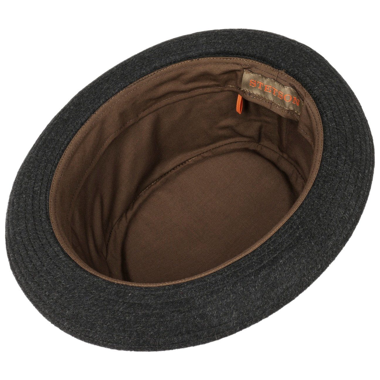 Stetson Fedora (1-St) Wollfilzhut mit Futter, Made in Italy