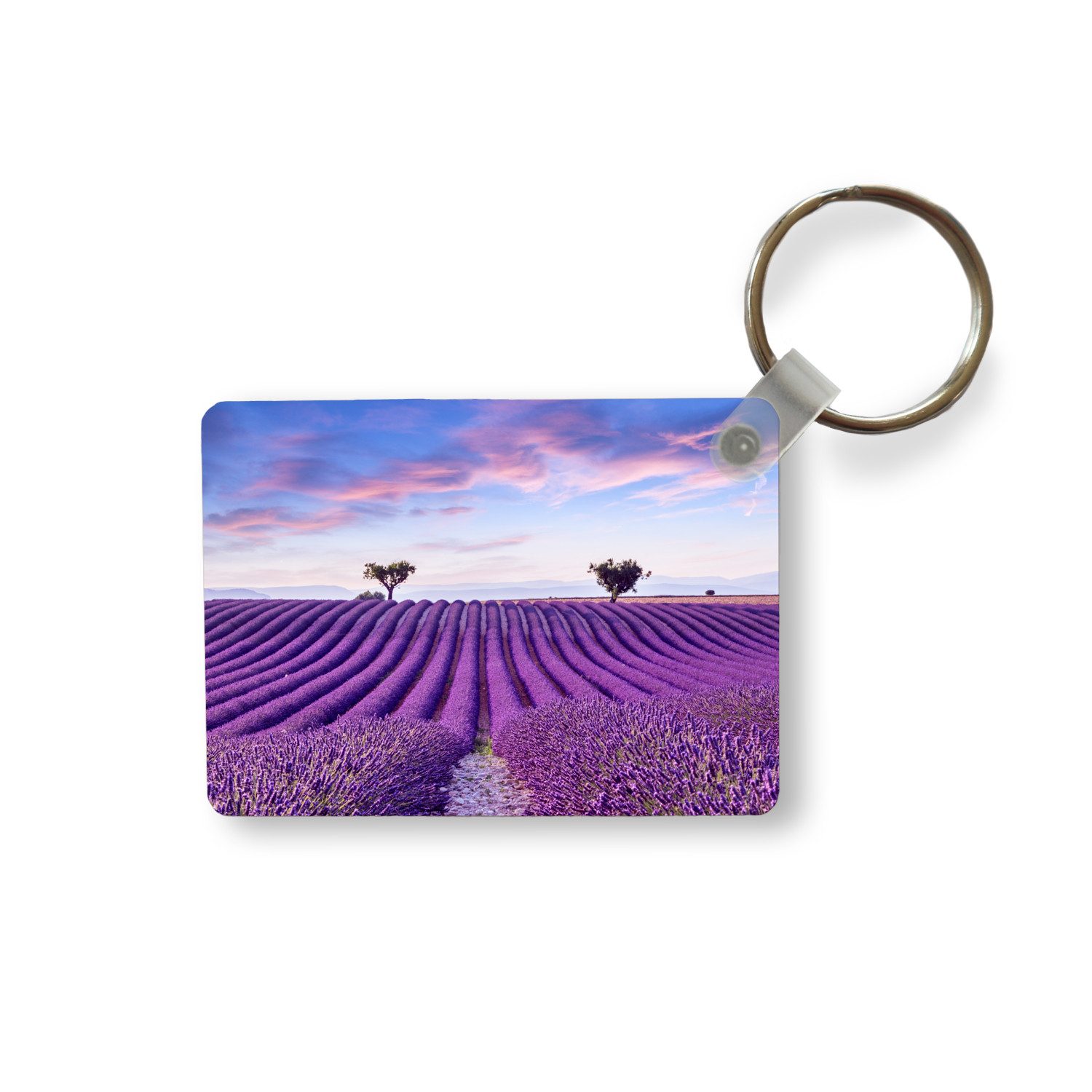 Schlüsselanhänger Lavendel - Natur - Lila - Bäume - Blumen