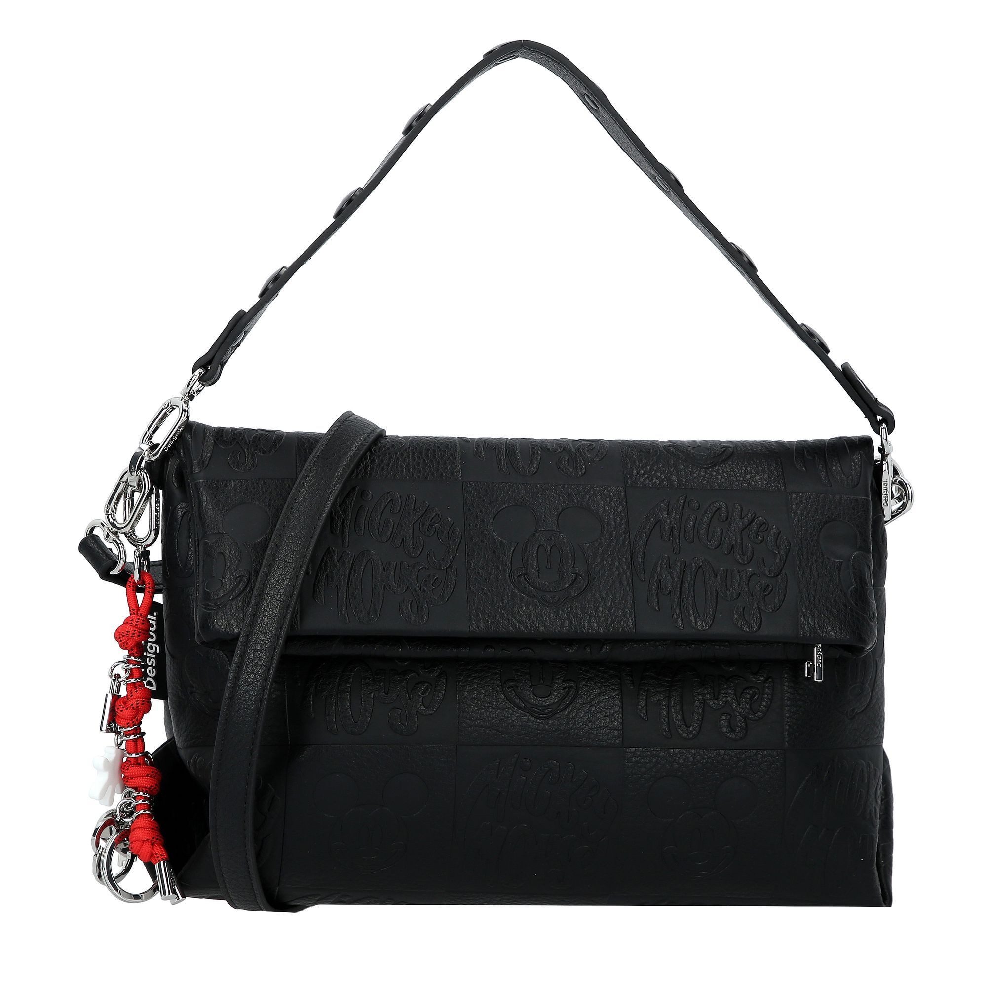 Desigual Schultertasche All Mickey, Polyurethan