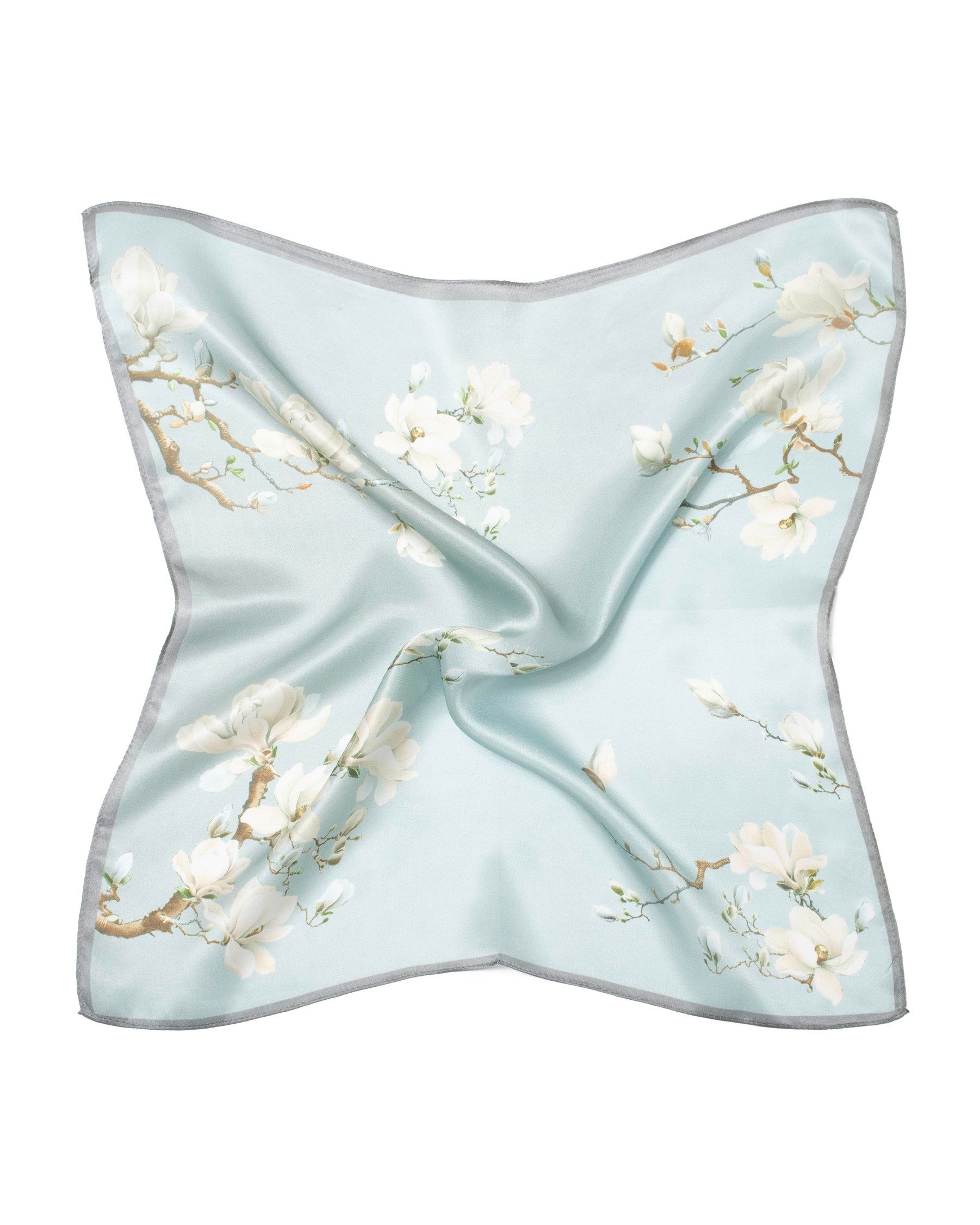 MayTree Seidentuch Seidentuch quadratisch Magnolie zart 53x53, (Stück), 100 günstig online kaufen