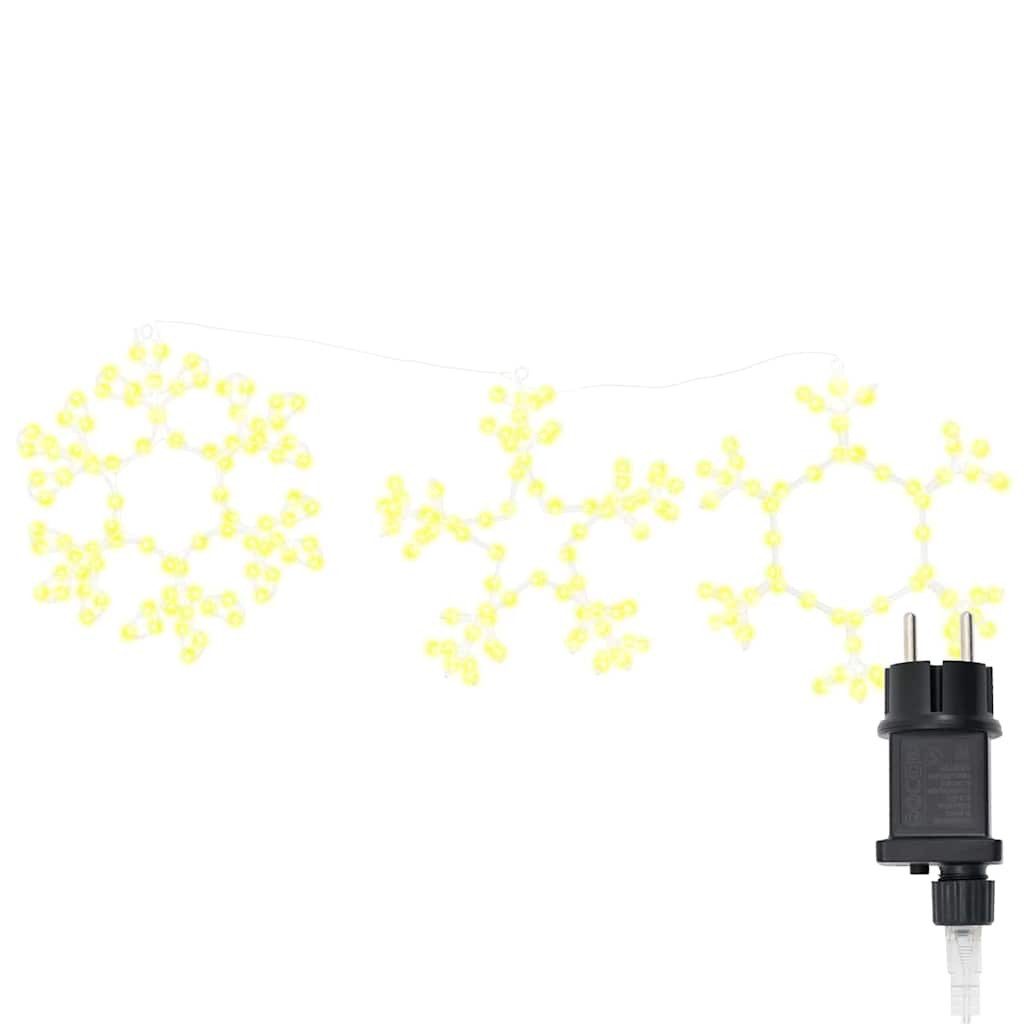 Dekolicht 44,5 x 38 cm Licht-Dekoration Weihnachts-Schneeflocke mit 252 LEDs War