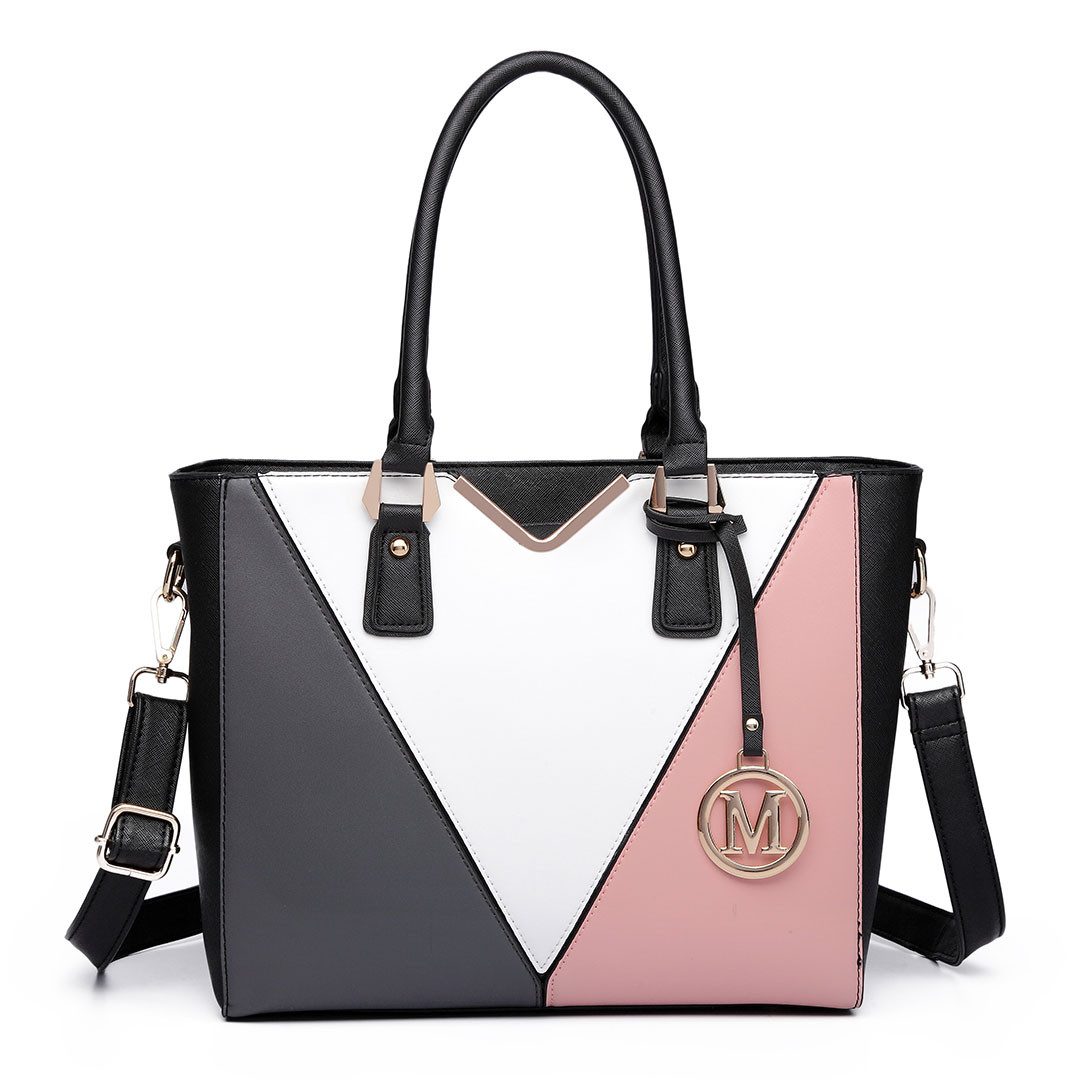 Miss Lulu Handtasche Handtasche Damen V-förmig – Große Schultertasche für B günstig online kaufen
