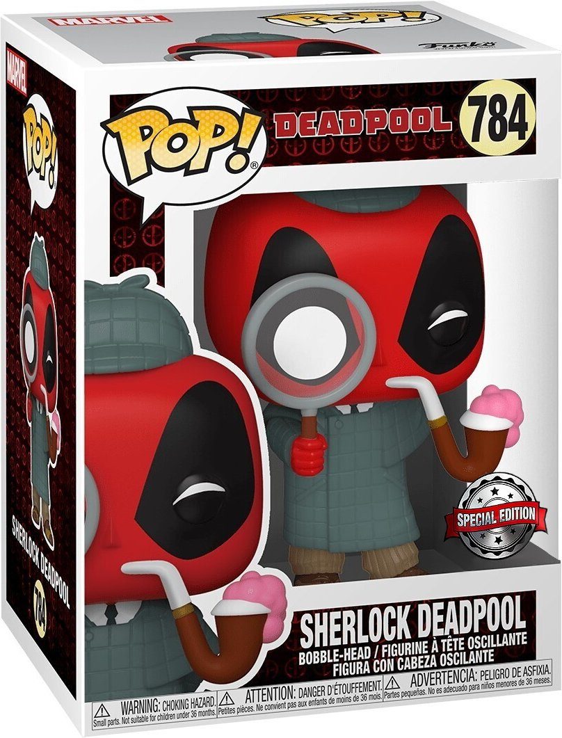 Funko Spielfigur Marvel Deadpool 30th Sherlock Deadpool 784 SP Pop!