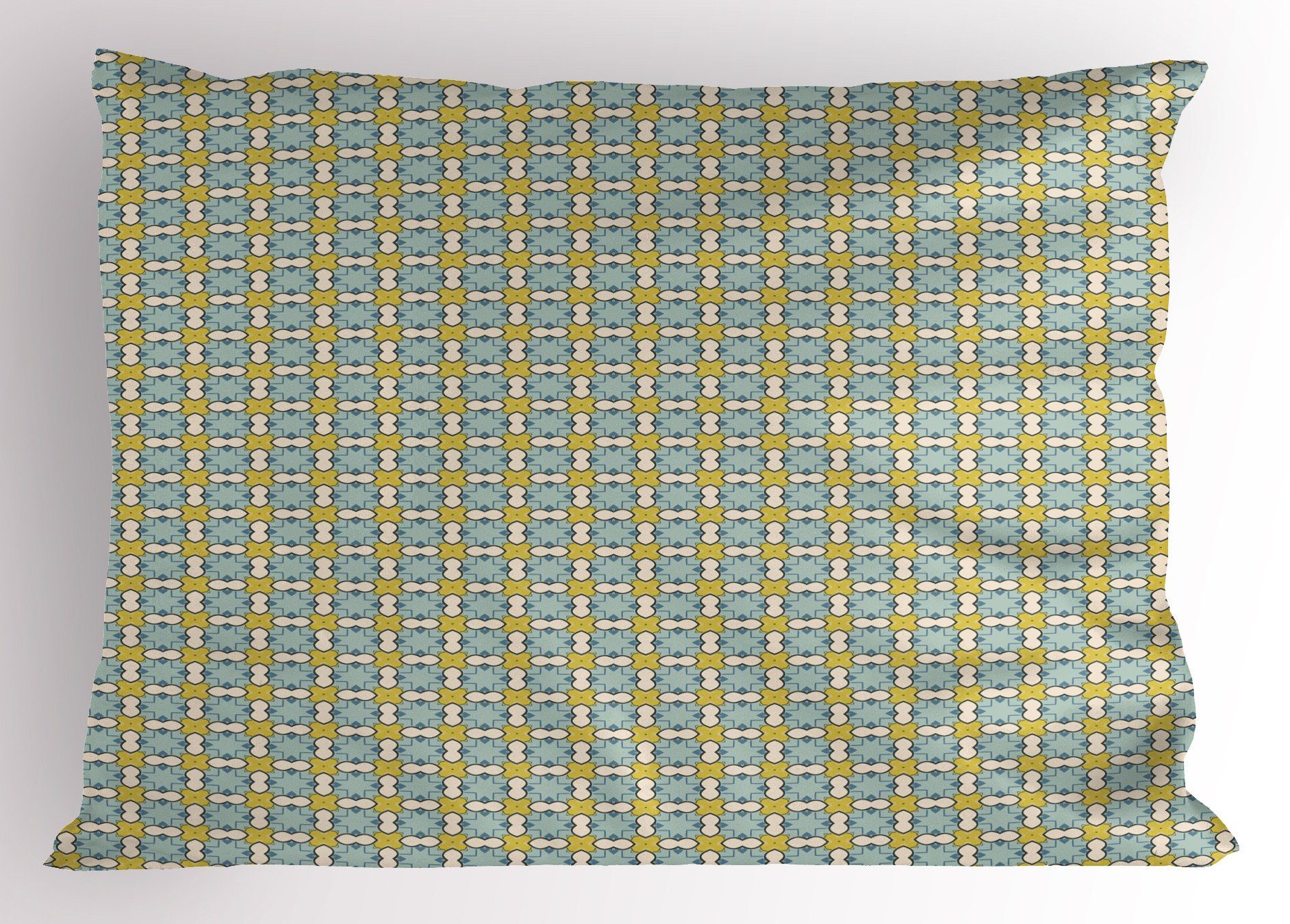 Kissenbezüge Dekorativer Standard Kissenbezug, like (1 Abakuhaus King Vintage-Motiv Size Stück), Abstrakt Gedruckter Tile