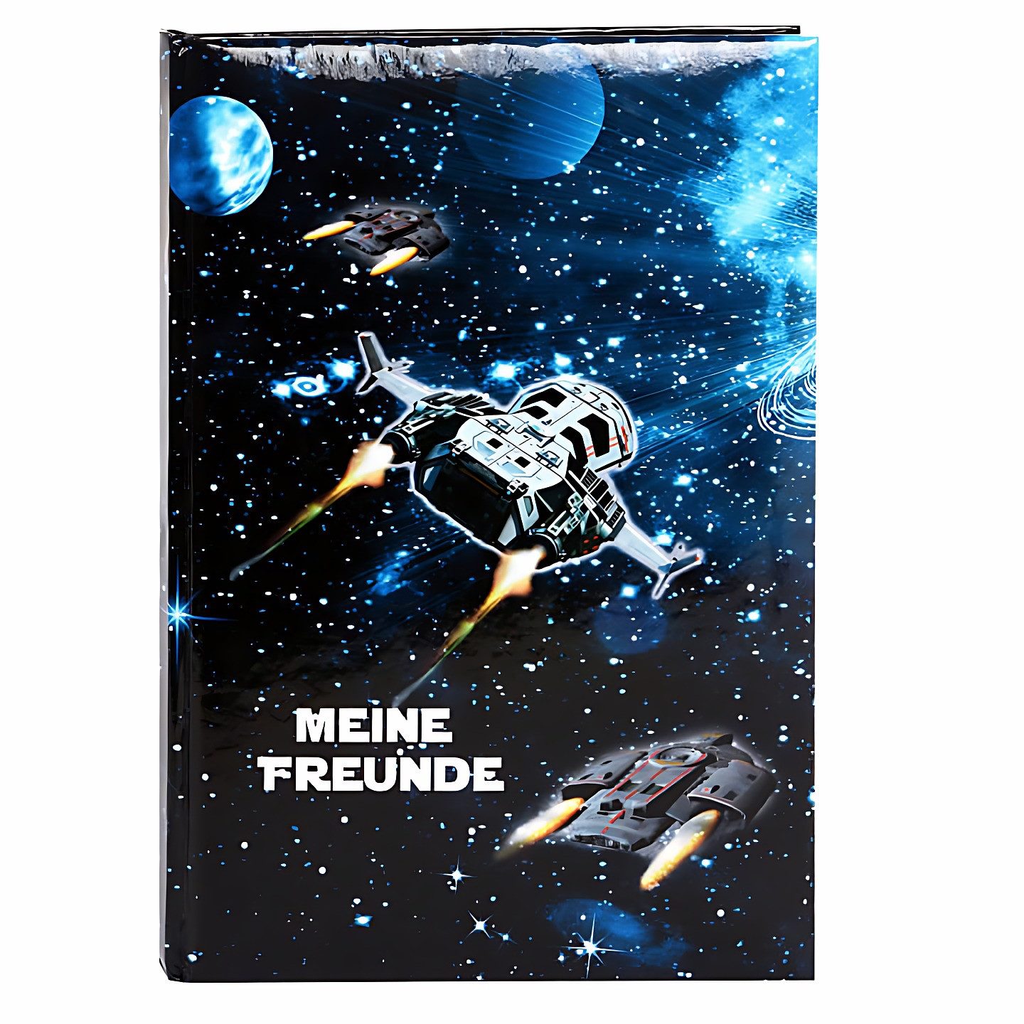 Goldbuch Tagebuch Goldbuch Freundebuch Raumschiff - A5