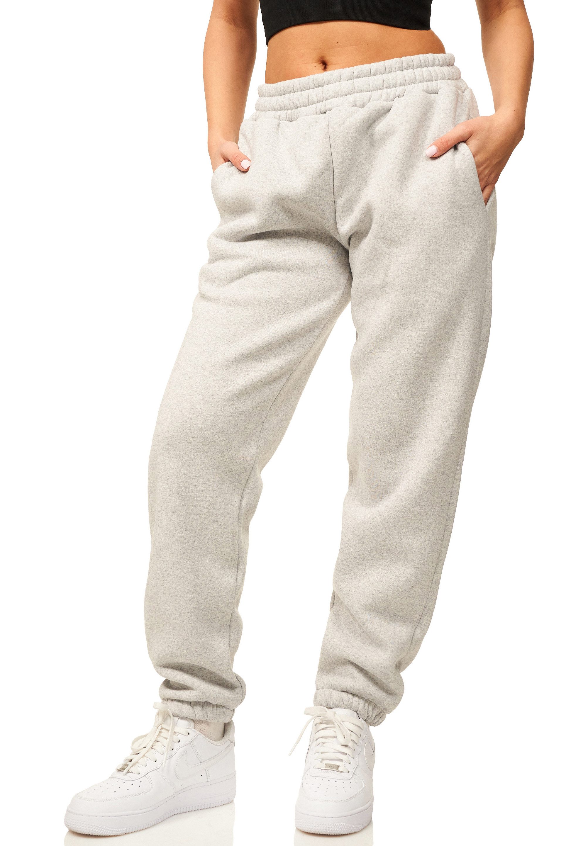 Jogginghose im Straight-Fit als Lange Trainingshose Sweatpants