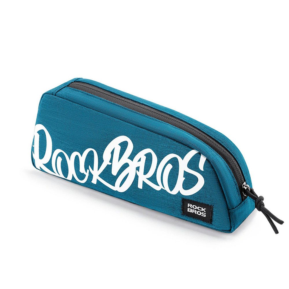 ROCKBROS Fahrradtasche Rahmentasche Oberrohrtasche Radtasche (Spar-Set, 1-tlg., 23 x 10 x 6 cm leicht), 3-Punkt-Klettbefestigung, 0,8 l, 85 g