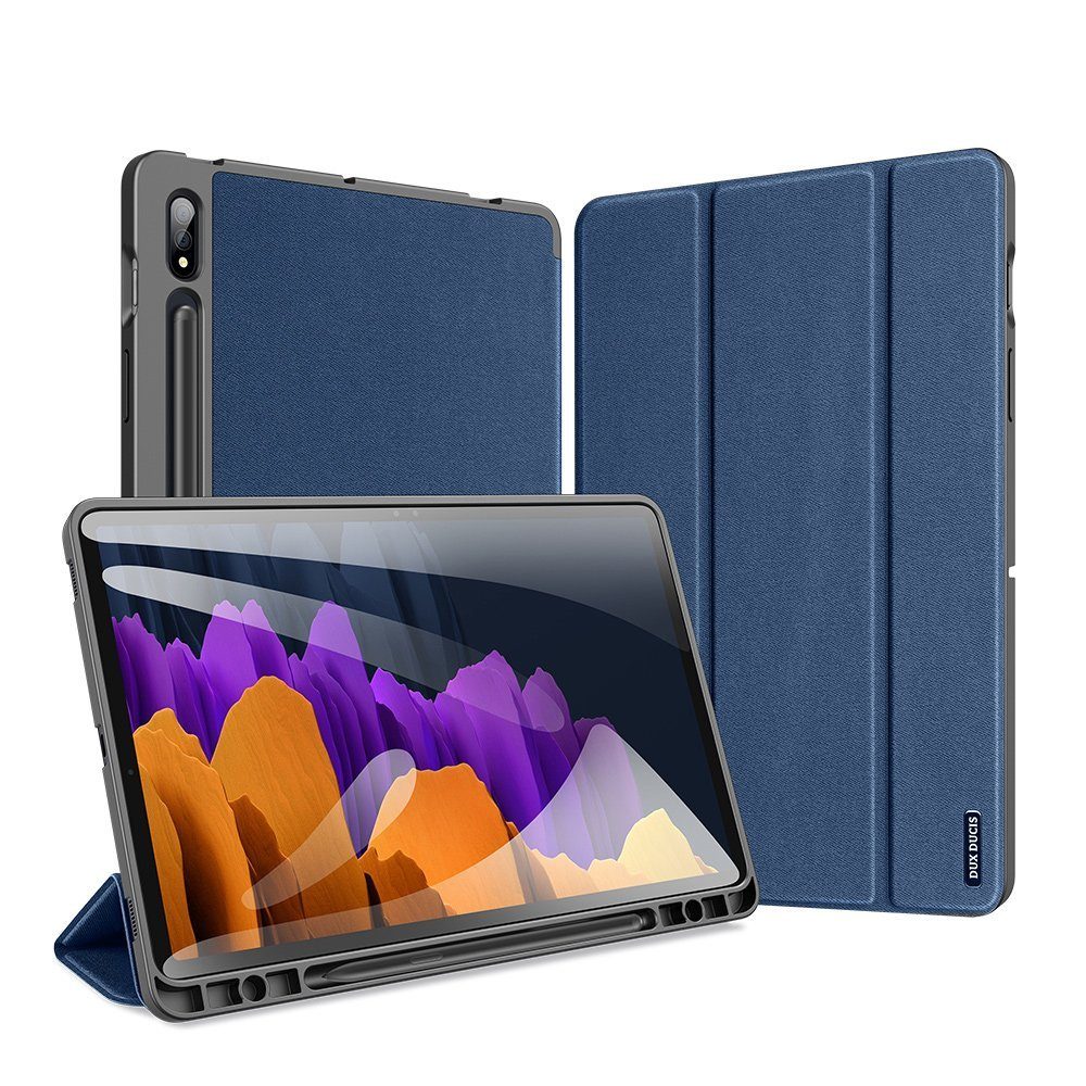 Dux Ducis Tablet-Hülle Buch Tasche Hartschale mit Smart Sleep Standfunktion kompatibel mit SA