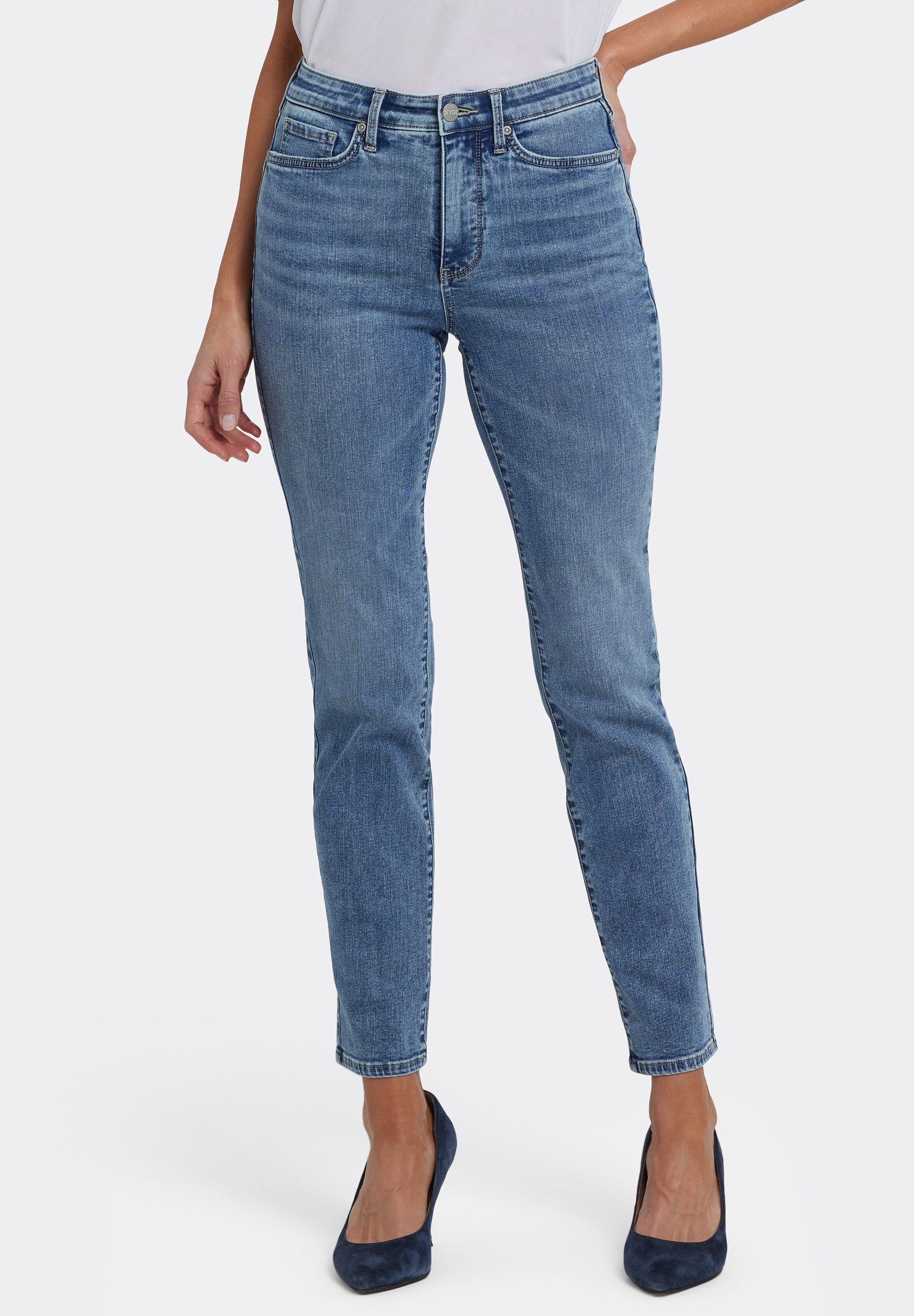 NYDJ Slim-fit-Jeans High Rise Sheri Slim Schlankmachende Passform