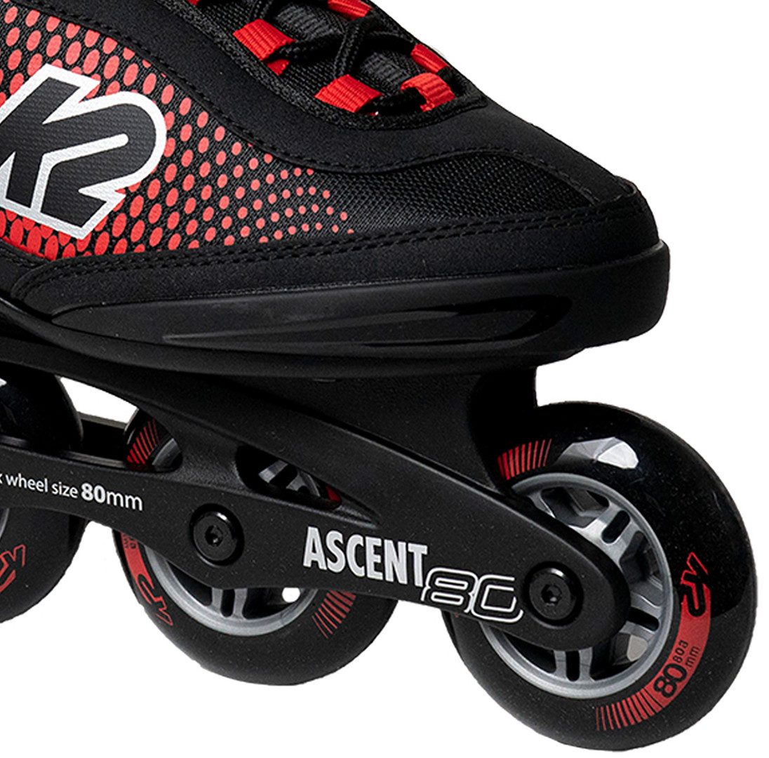 K2 Inlineskates K2 ASCENT 80 M Inline Skate black/red