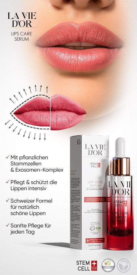La Vie D'Or Lip-Plumper LaVieDor Lip Plumper - Natürliche Lippenpflege mit Volumen-Effekt, 1-tlg.