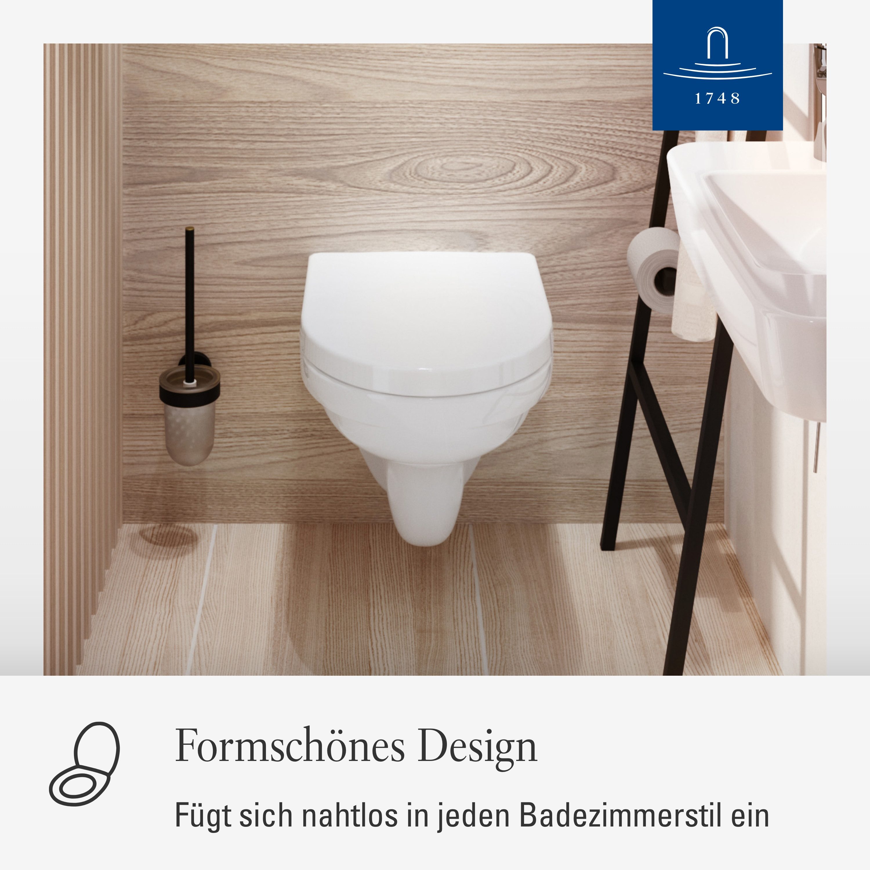 Villeroy & Boch WC-Sitz O.novo, Toilettendeckel aus bruchsicherem Duroplast günstig online kaufen